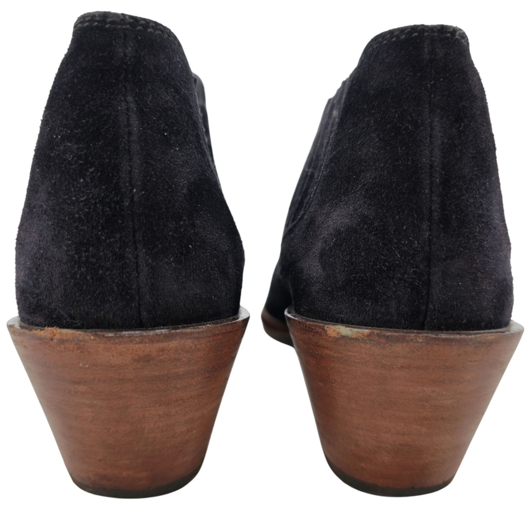 Tod's Tod's Italy Tex Black Suede Ankle Booties Womens 6.5 Chunky Size US 6.5 / IT 36.5 - 6 Thumbnail
