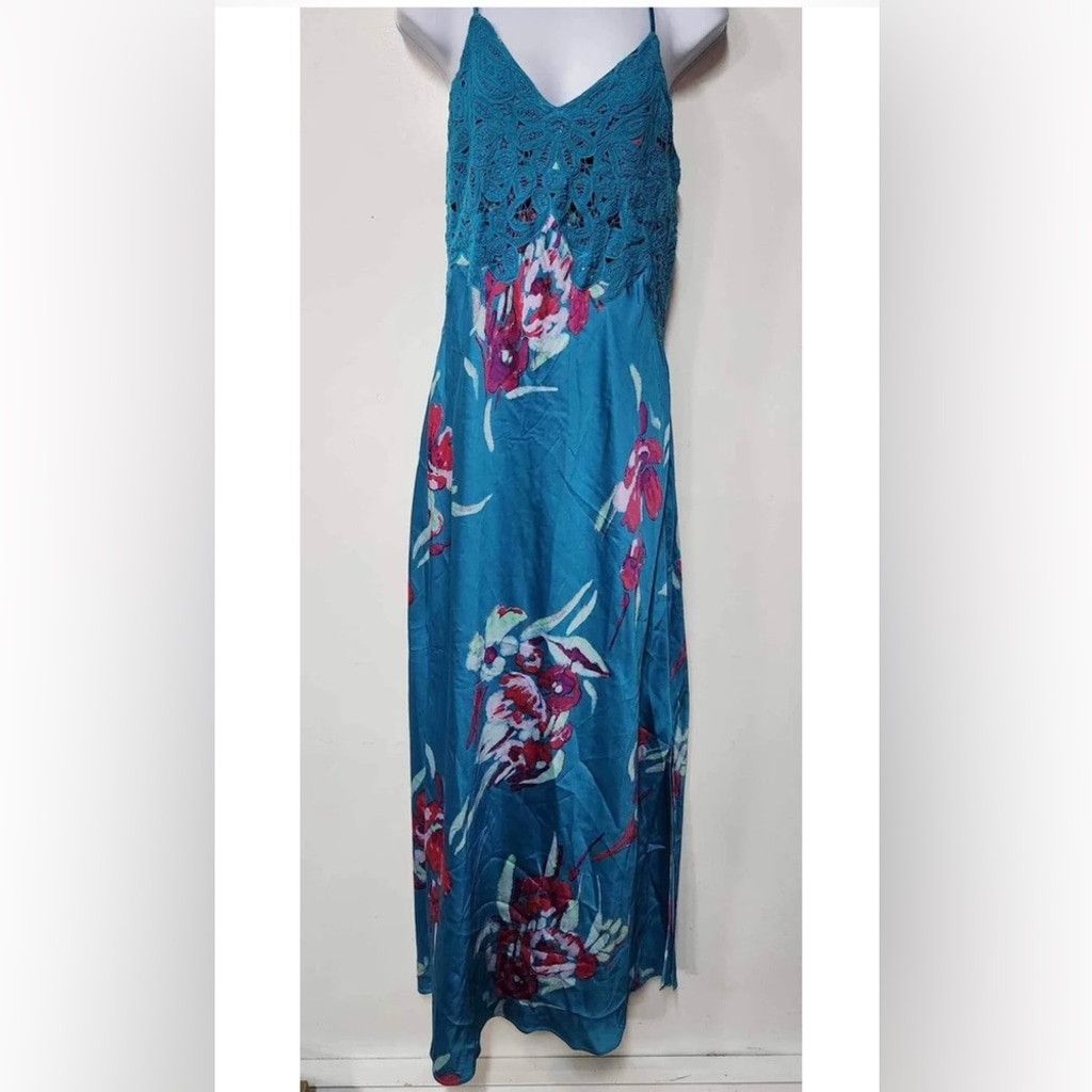 Free People Free People Forever Yours Maxi Dress In River Combo . B22 Size M / US 6-8 / IT 42-44 - 6 Thumbnail