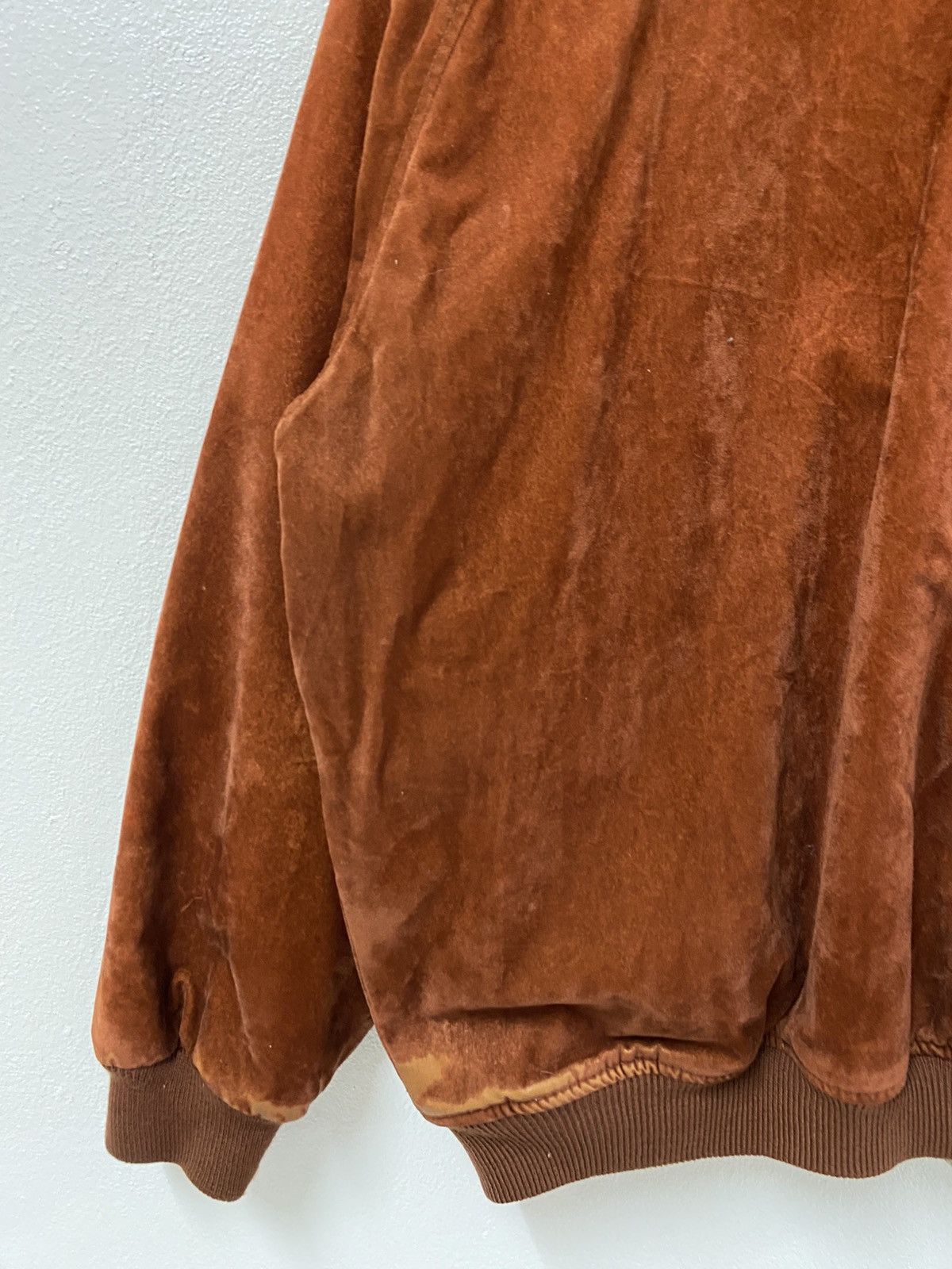 Japanese Brand Vintage Japanese Acrylic Bomber Jacket Brown Made in Japan Size US M / EU 48-50 / 2 - 10 Thumbnail