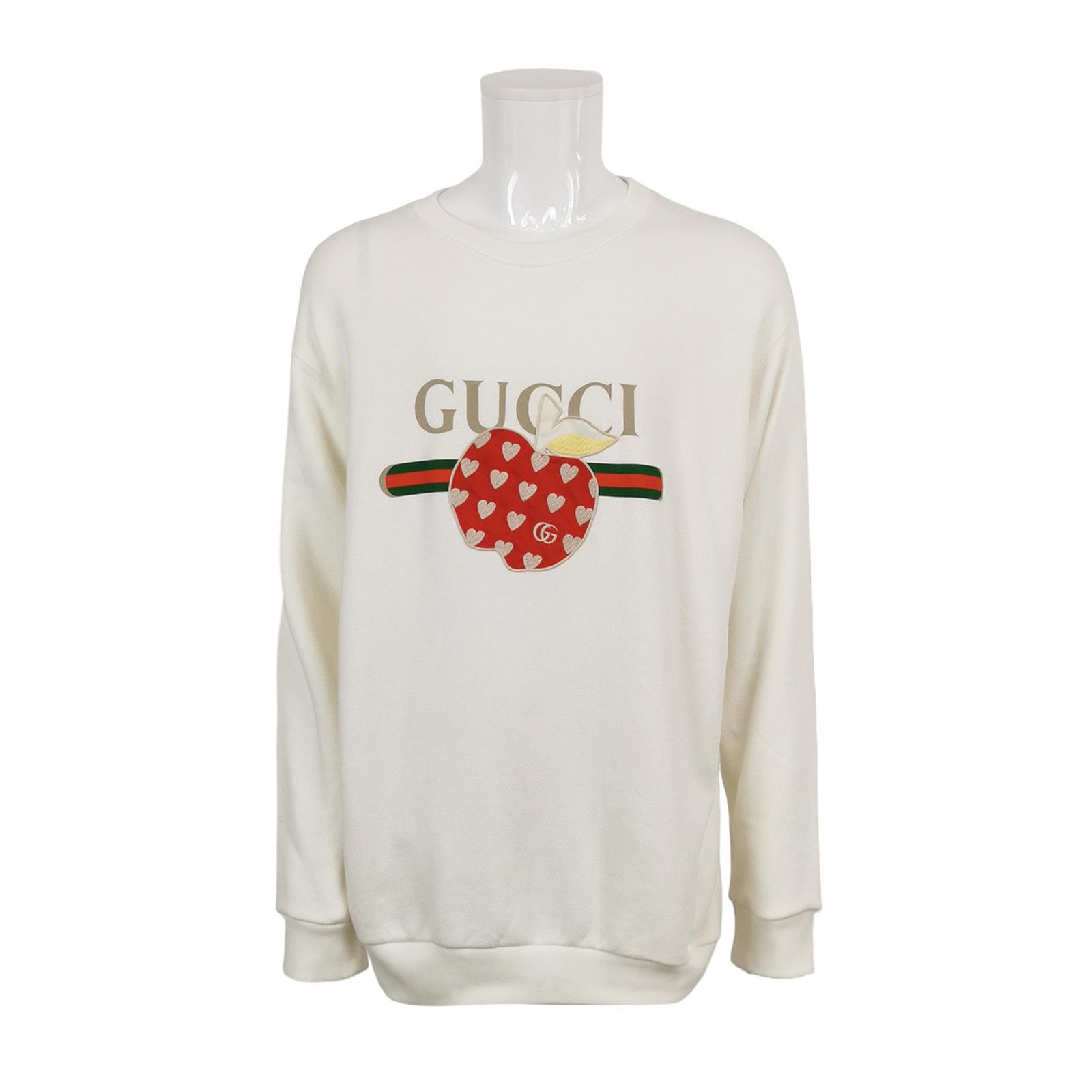Gucci Gucci Apple Heart Logo Sweatshirt XXL Size US XXL / EU 58 / 5 - 1 Thumbnail