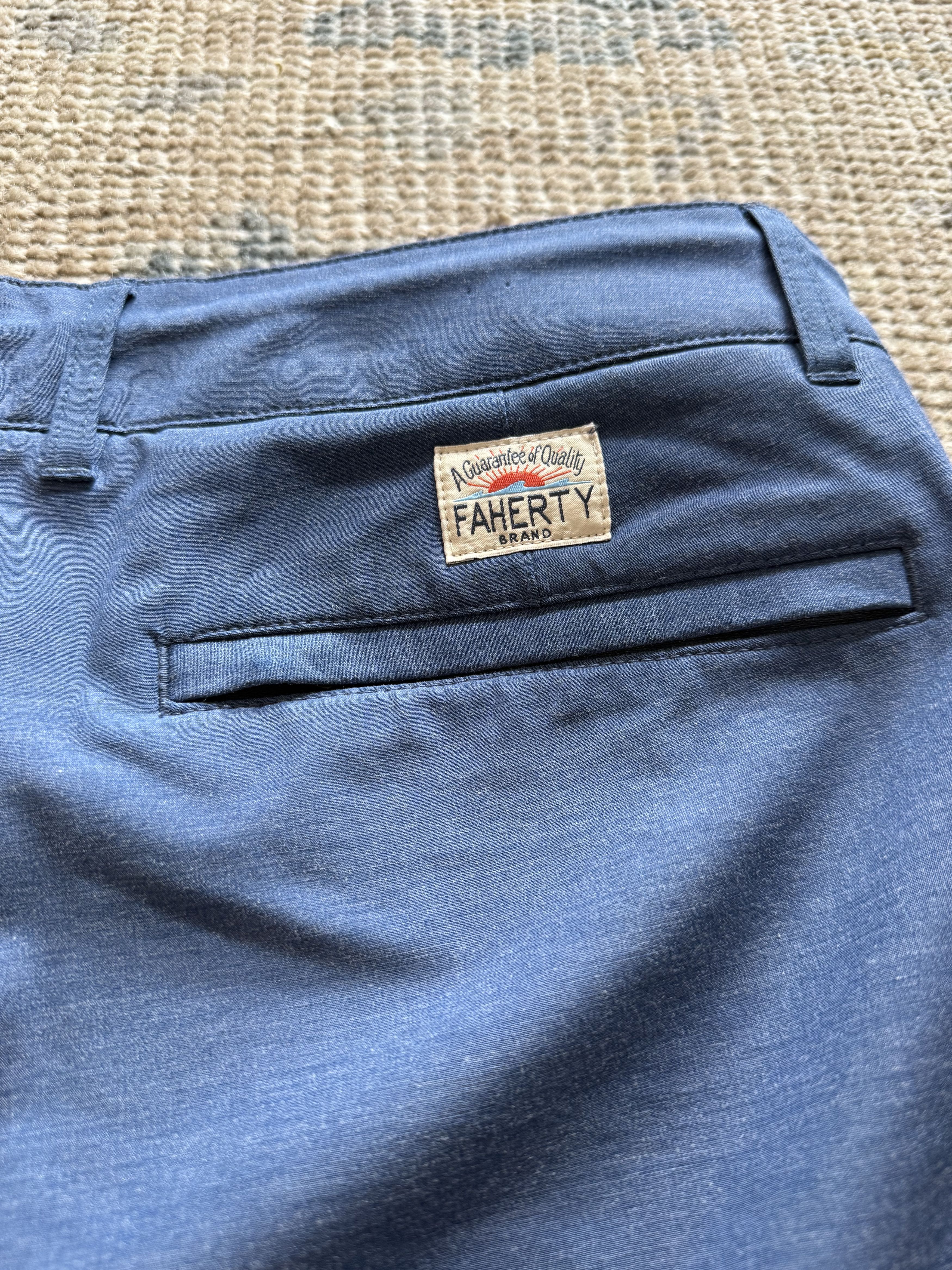 Faherty Faherty All Day Shorts in Blue Size US 35 - 3 Thumbnail