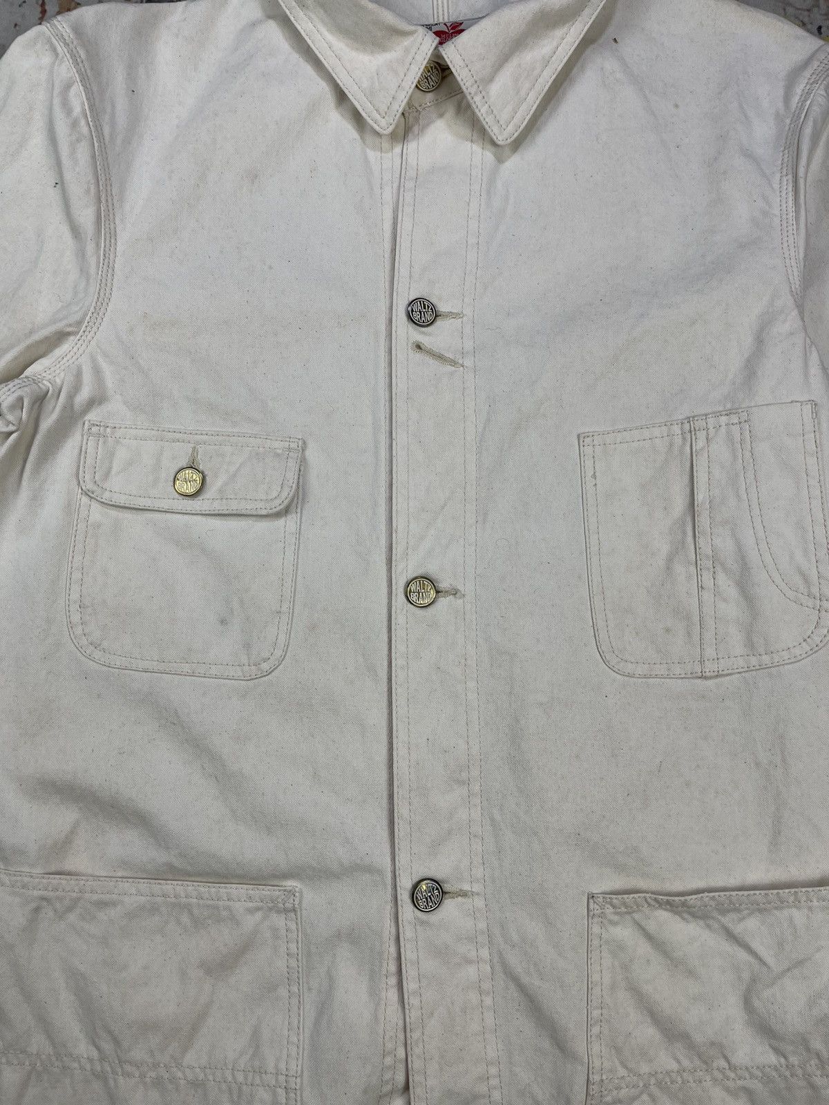 Japanese Brand Vintage Waltz Brand Canvas Button Chore Jackets Size US M / EU 48-50 / 2 - 3 Thumbnail