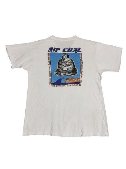 Rip Curl × Vintage Very Rare!!! Vintage 1992 Rip Curl Tee Size US XL / EU 56 / 4 - 1 Thumbnail