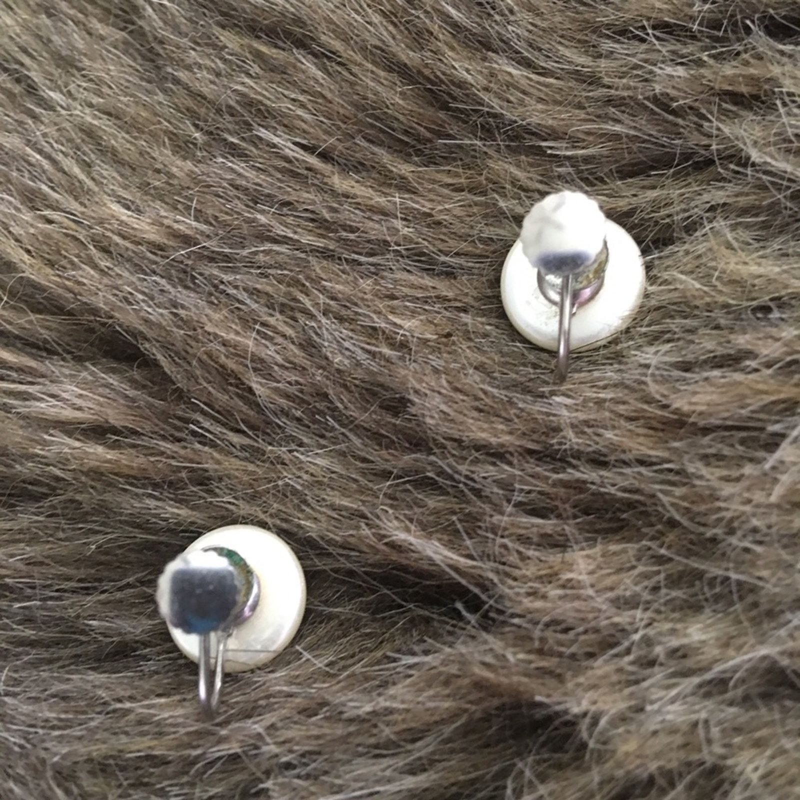 Vintage Vintage 60s faux pearl screw back earrings Size ONE SIZE - 3 Thumbnail