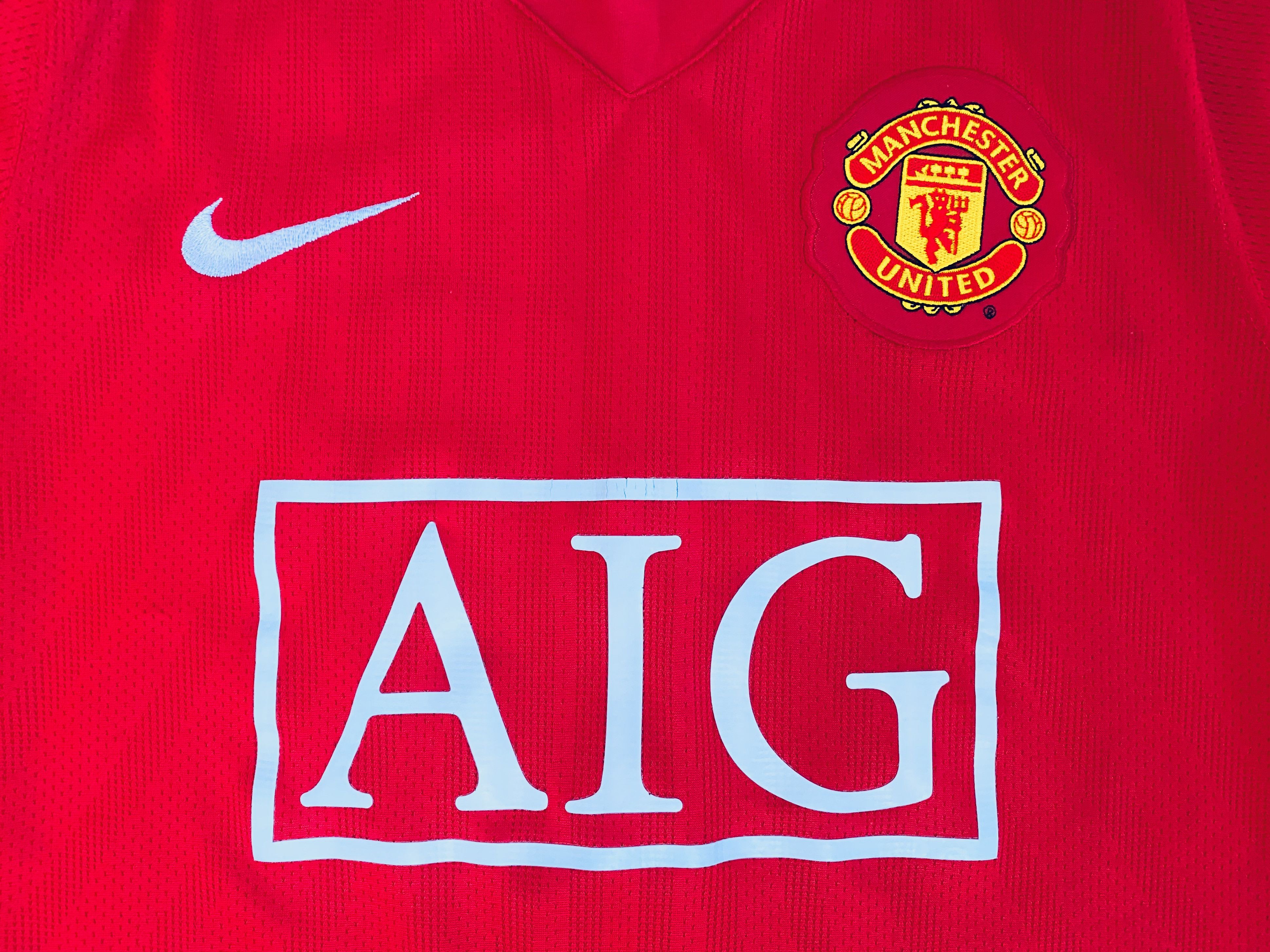 Nike Manchester United *Ronaldo* League Home Jersey 2007 / 2009 Size US S / EU 44-46 / 1 - 6 Thumbnail