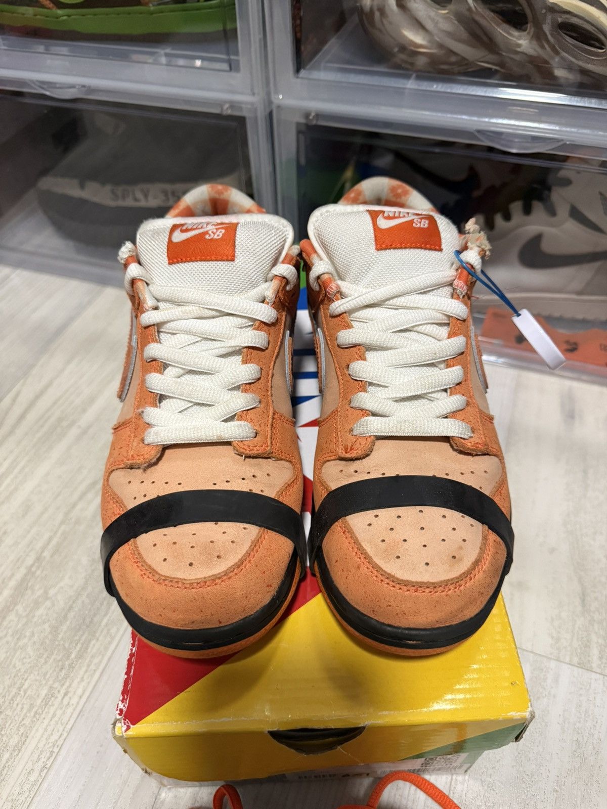 CNCPTS × Nike Nike SB Dunk Low OG QS Orange Lobster Size US 7.5 / EU 40-41 - 4 Thumbnail