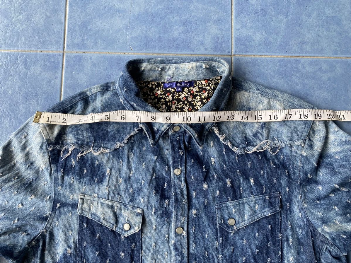 semanticdesign Semantic Design Western Shirt Distressed Design Size US M / EU 48-50 / 2 - 10 Thumbnail