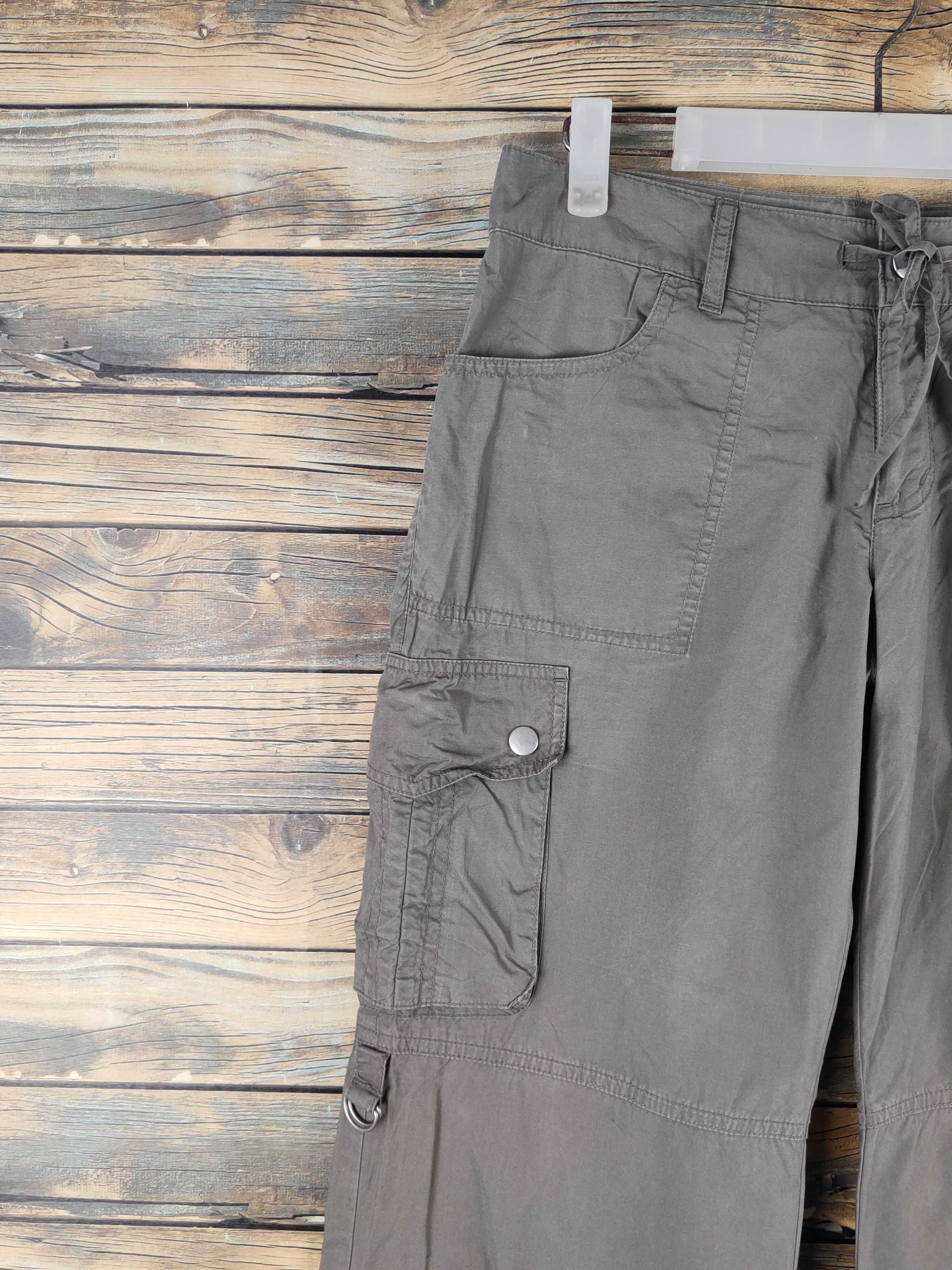 Japanese Brand DL Olive des Olive Olive Multipocket Cargo Pants #2362 Size 30" / US 8 / IT 44 - 3 Thumbnail