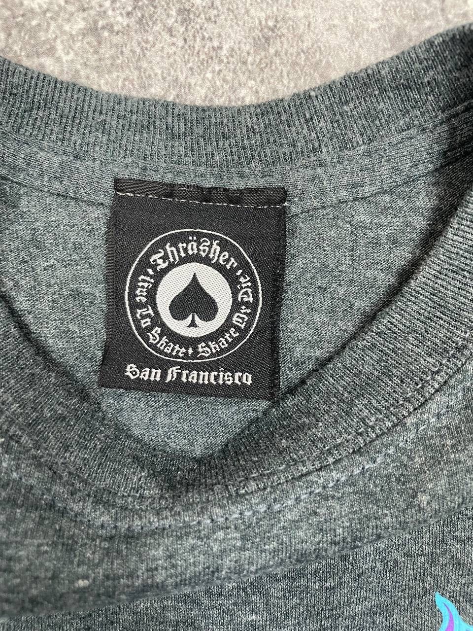 Thrasher Thrasher Magazine Men Cotton T- Shirt Grey Size M Size US M / EU 48-50 / 2 - 4 Thumbnail