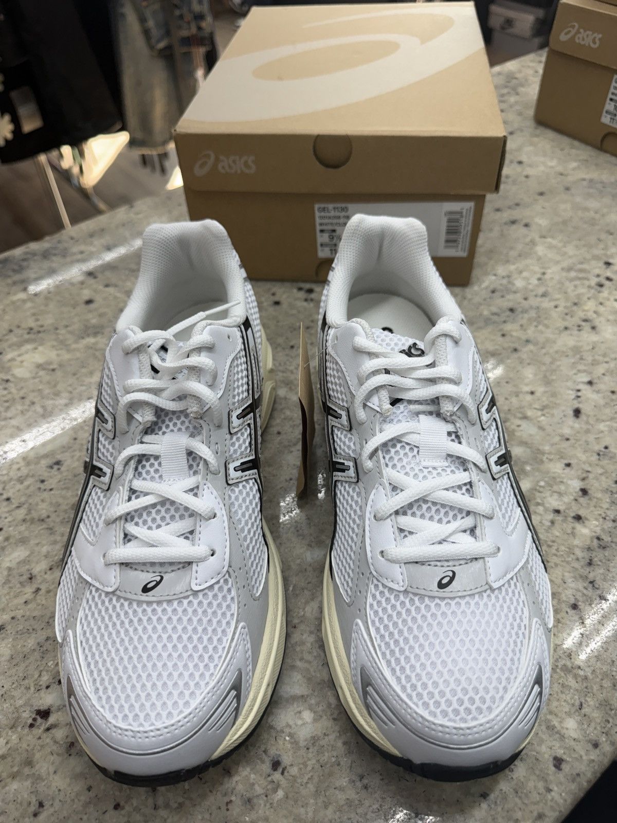 Asics Asics Gel 1130s White/Cloud Grey Size US 9.5 / EU 42-43 - 3 Thumbnail