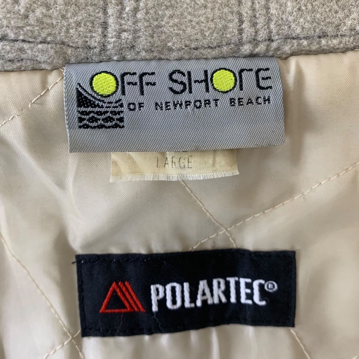 Japanese Brand Vintage Off Shore Polartech Windproof Outdoor Fleece Jacket Size US L / EU 52-54 / 3 - 9 Thumbnail