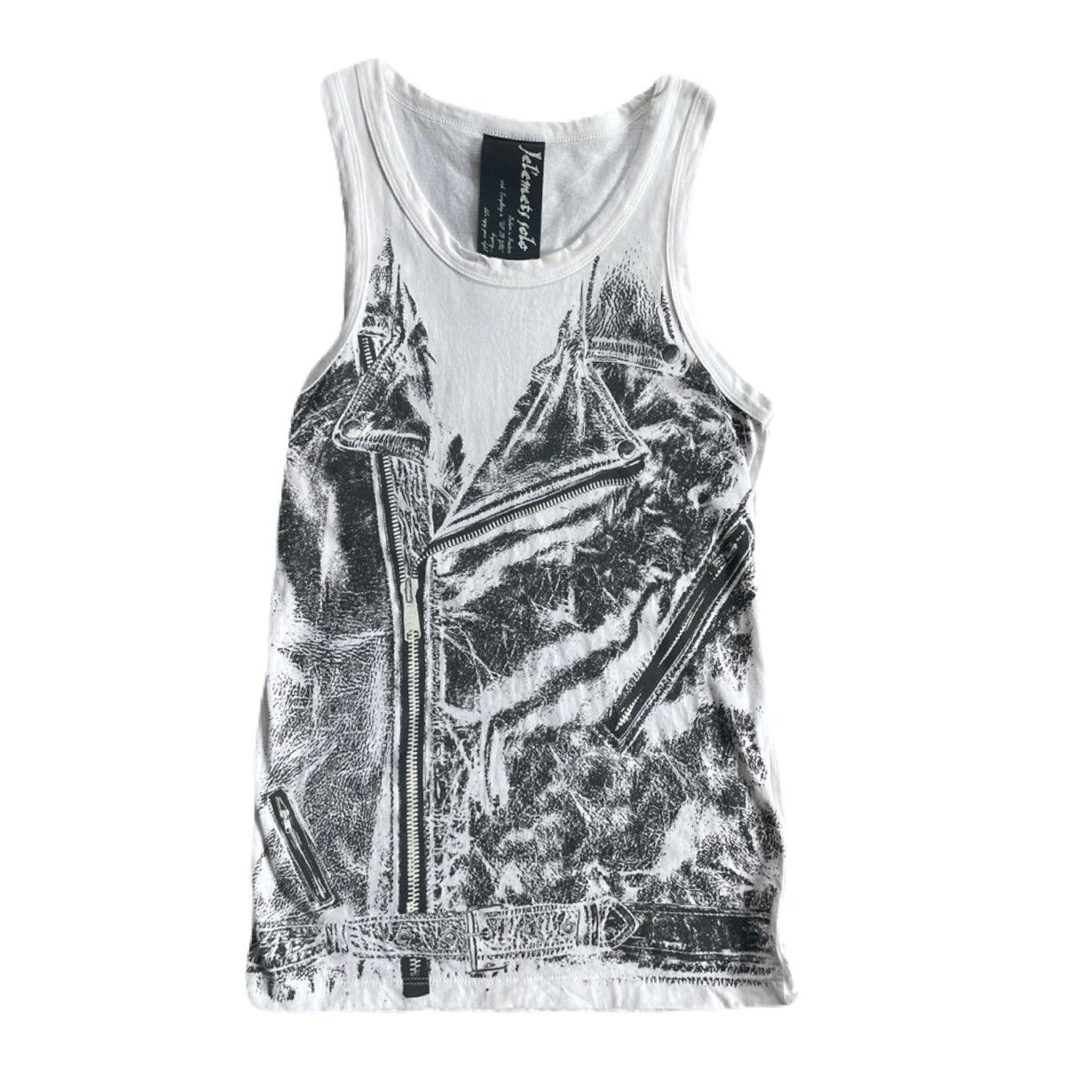 If Six Was Nine 2000s Japanese archive Vkei Slim-Fit Jacket Graphic Tank Y2K Size US XS / EU 42 / 0 - 2 Thumbnail
