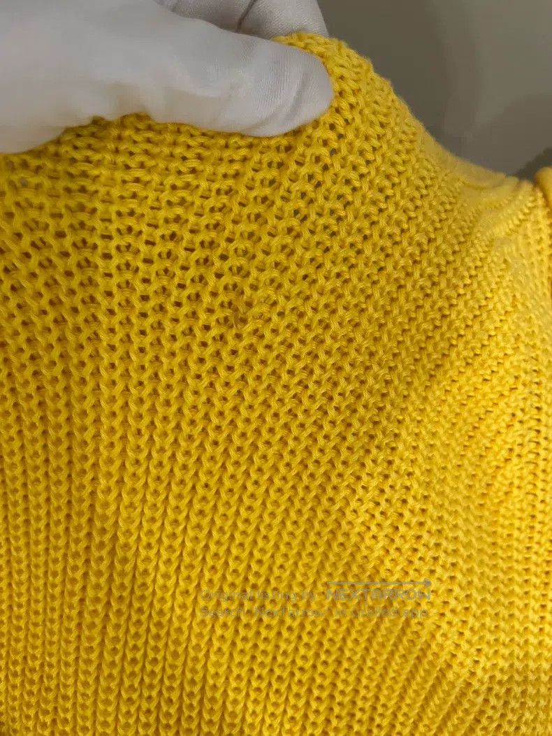 Fendi Fendi Yellow Cotton T-Shirt Size XS / US 0-2 / IT 36-38 - 9 Thumbnail