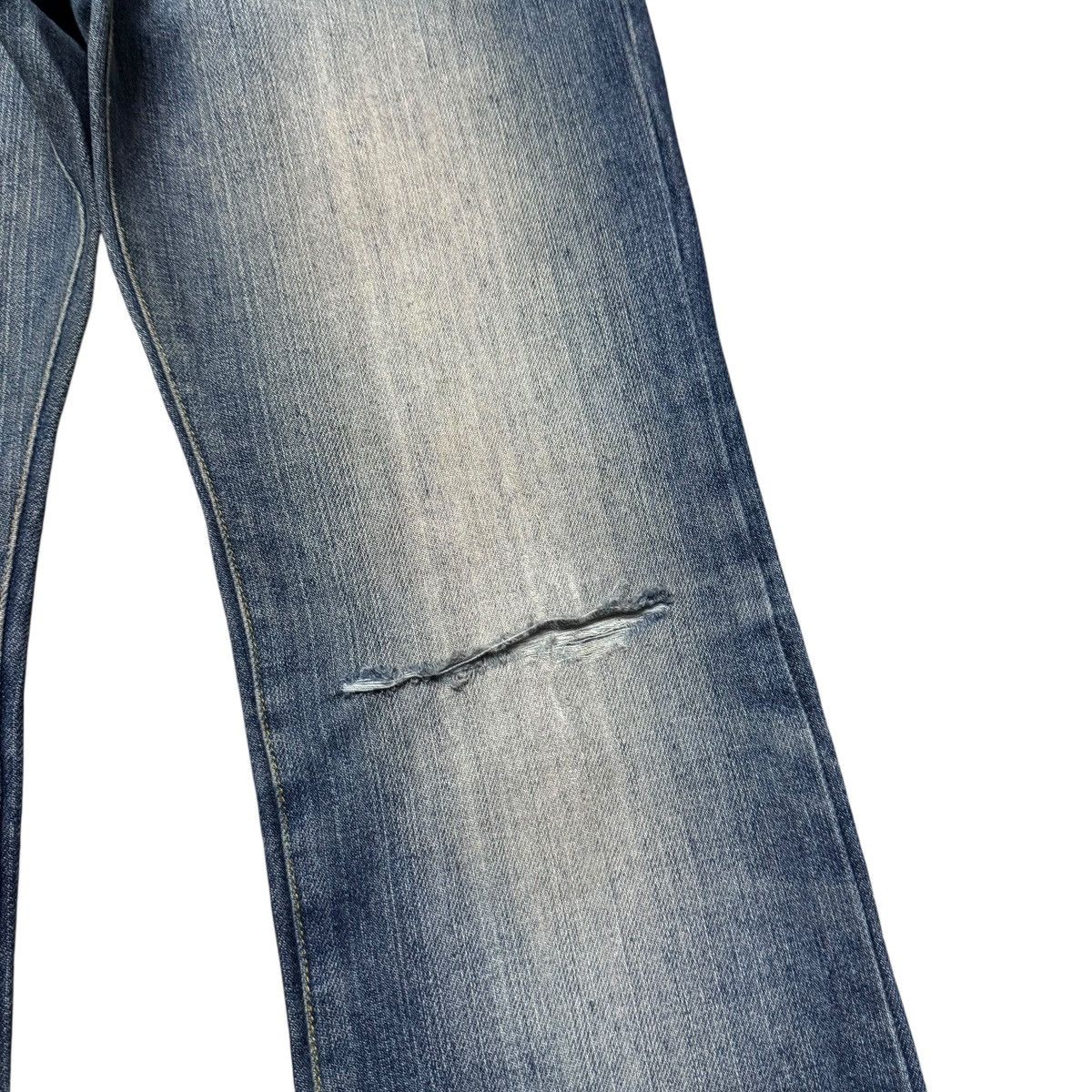 JACKROSE Jackrose Distressed Denim Flare Jeans Size US 30 / EU 46 - 7 Thumbnail