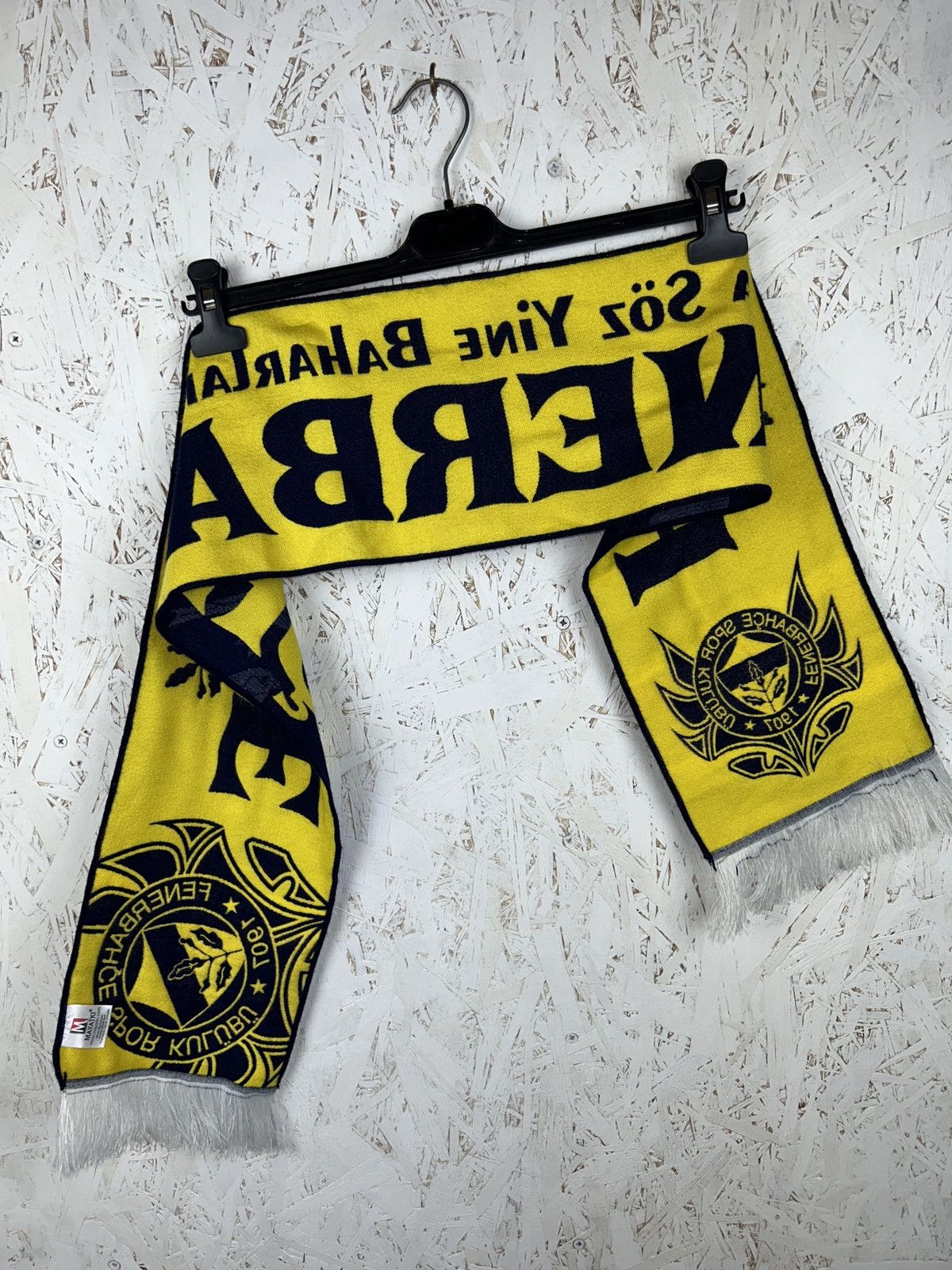 Vintage Vintage Fenerbahce Turkey Fanwear Soccer Football Scarf Size ONE SIZE - 6 Thumbnail