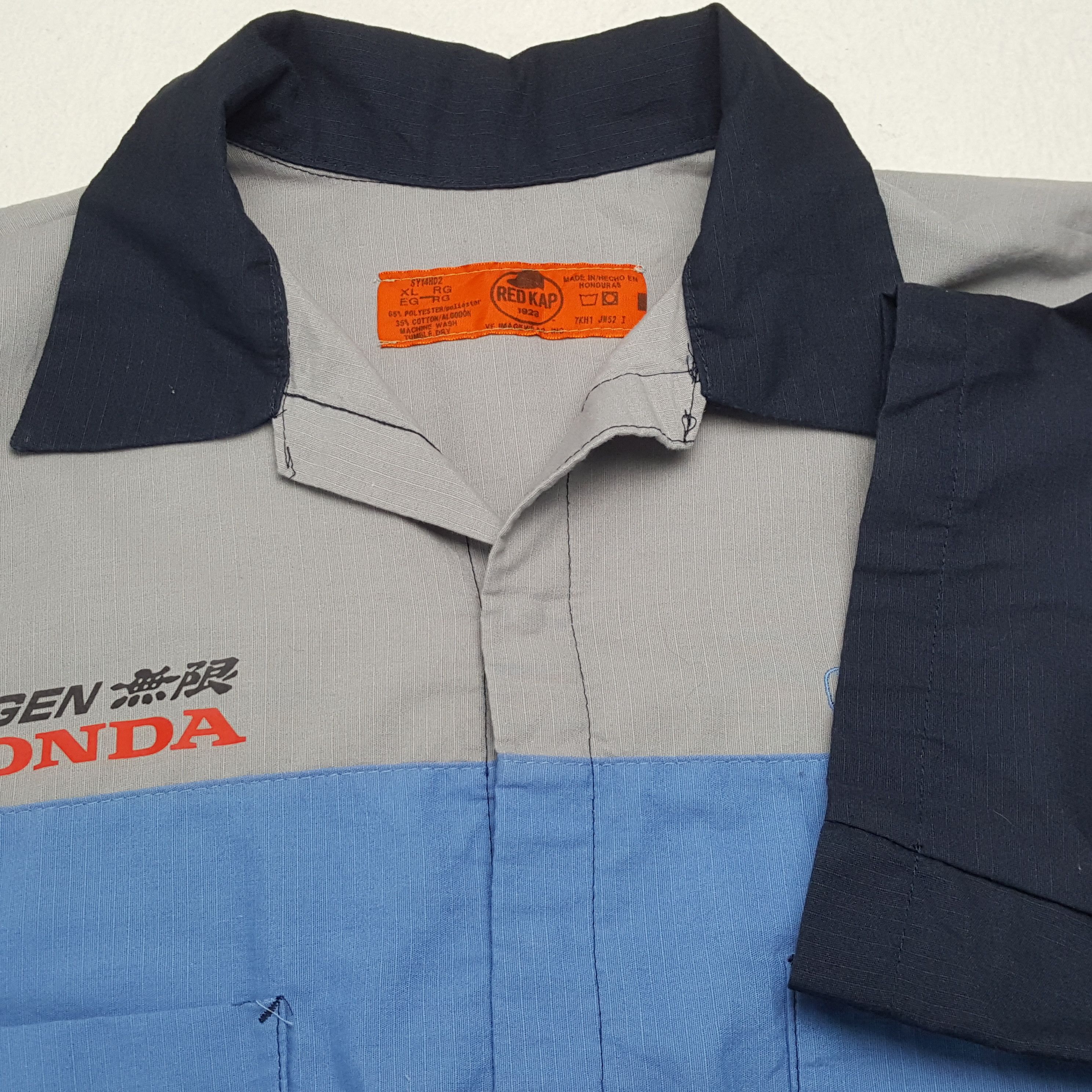 Honda × Vintage MUGEN HONDA Racing Workwear Style Custom Shirt Size US XL / EU 56 / 4 - 7 Thumbnail