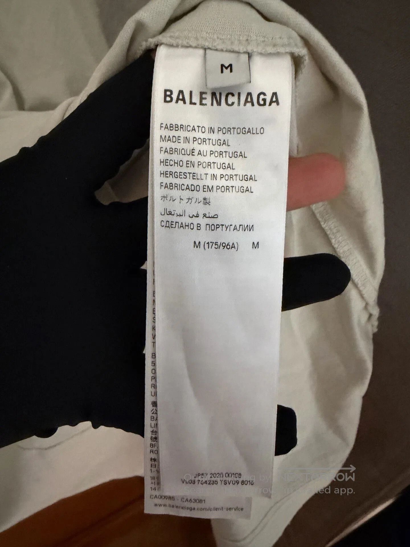 Balenciaga balenciaga blue logo distressed short sleeve shirt. Size US M / EU 48-50 / 2 - 4 Thumbnail