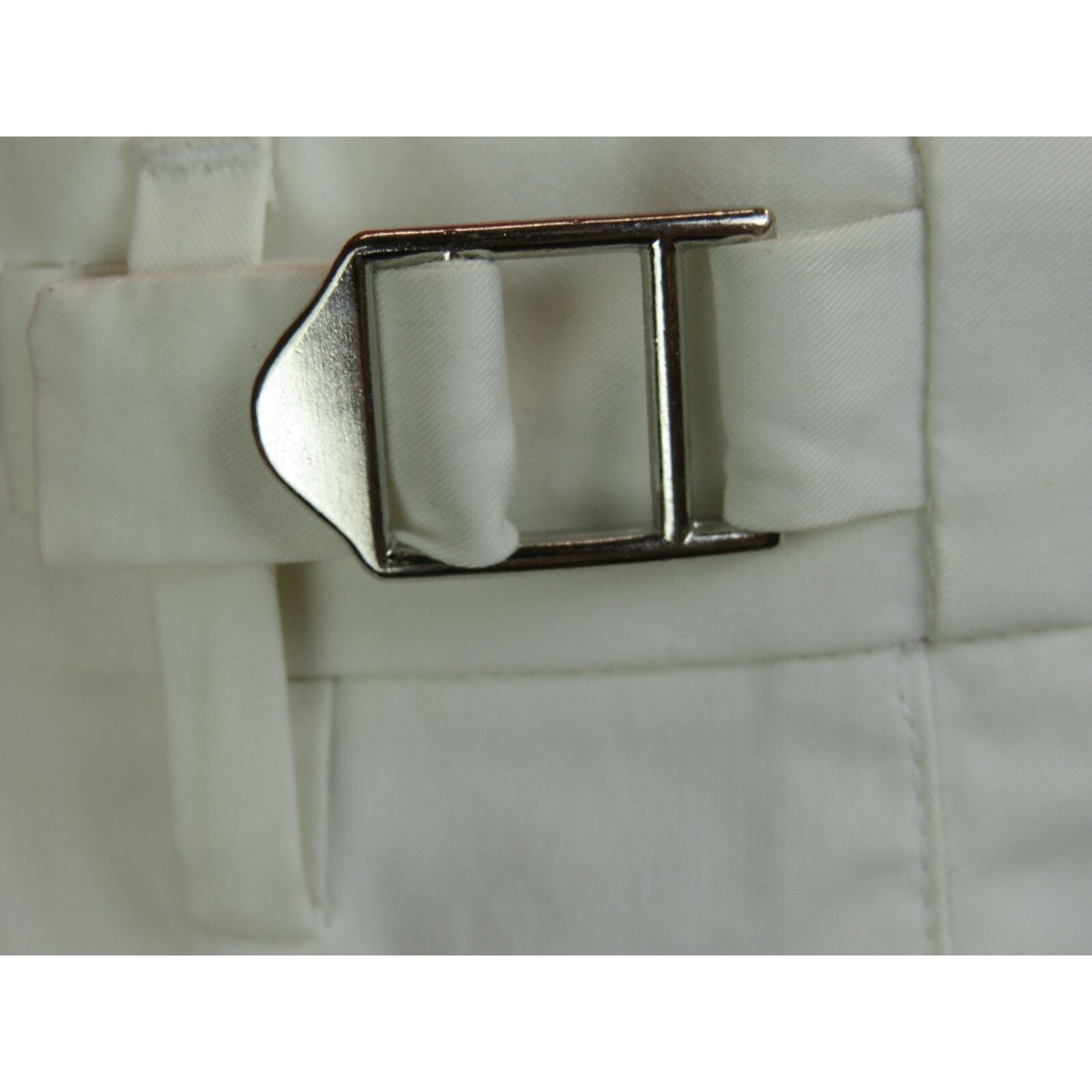 Ralph Lauren RALPH LAUREN WHITE BELTED BUCKLE COTTON CARGO SHORT 40 $195 Size US 40 / EU 56 - 8 Thumbnail