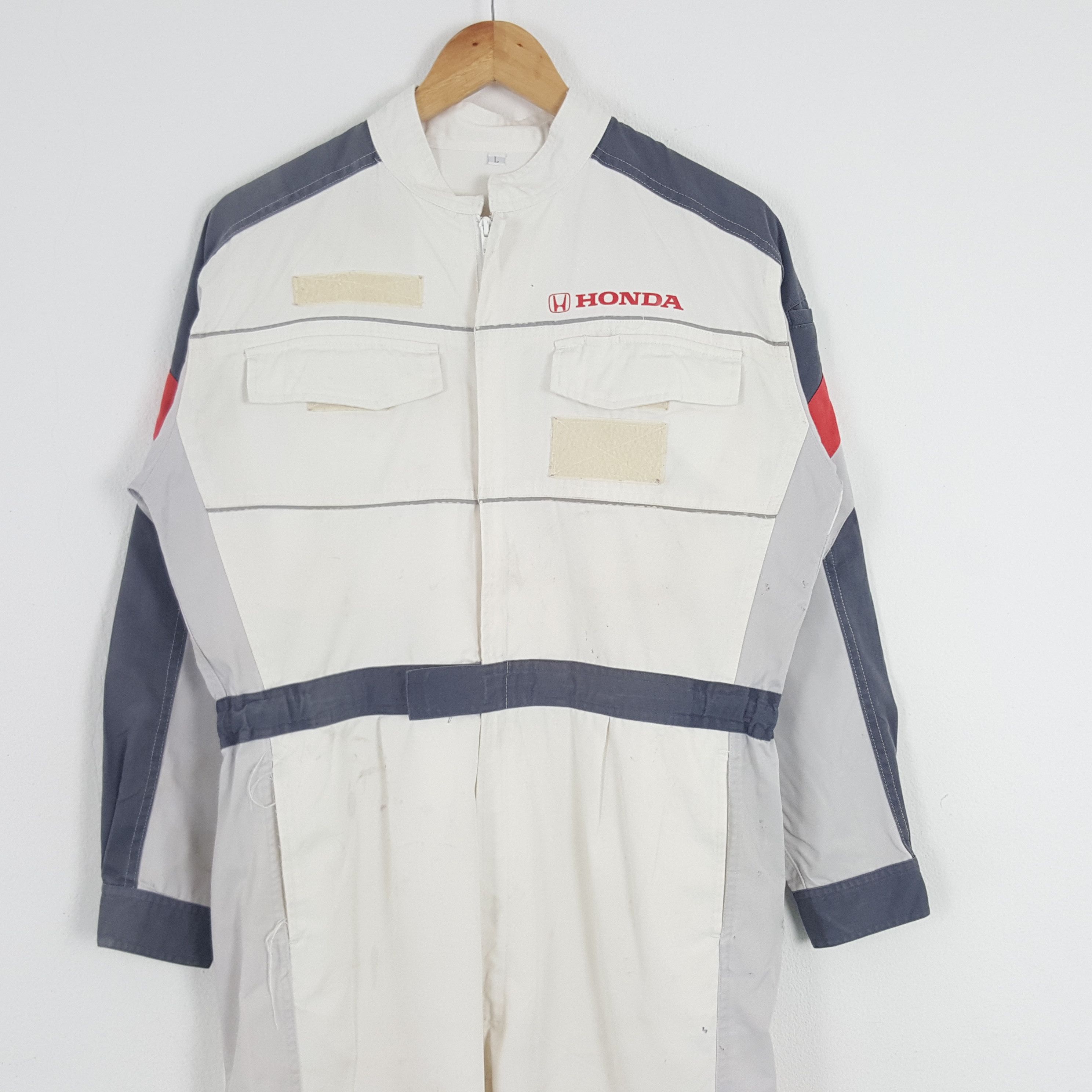 Honda × Vintage Vintage Honda Racing Japanese Motorsports Coverall Jacket Size US M / EU 48-50 / 2 - 7 Thumbnail
