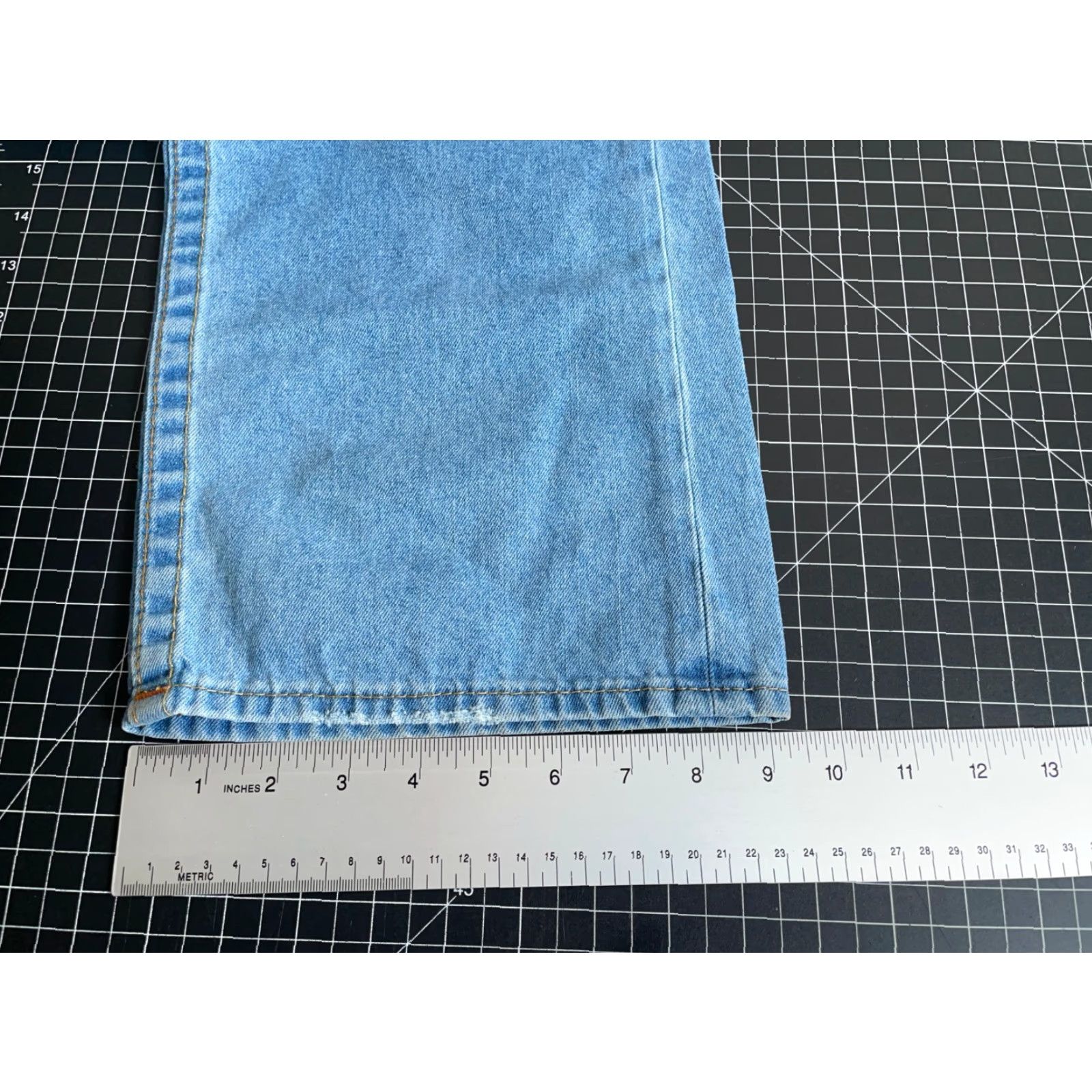True Religion VINTAGE True Religion Men's Jeans 36 Light Wash Blue Straight Fit 90s Rock Style Denim Size US 36 / EU 52 - 7 Thumbnail