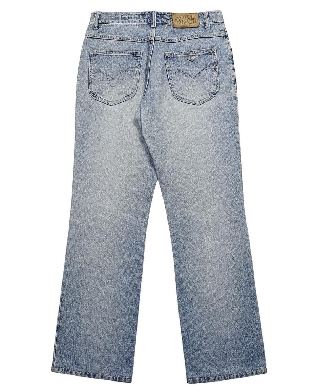 Marithe + Francois Girbaud 1980S MARITHE FRANCOIS GIRBAUD JEANS Size US 27 - 2 Thumbnail