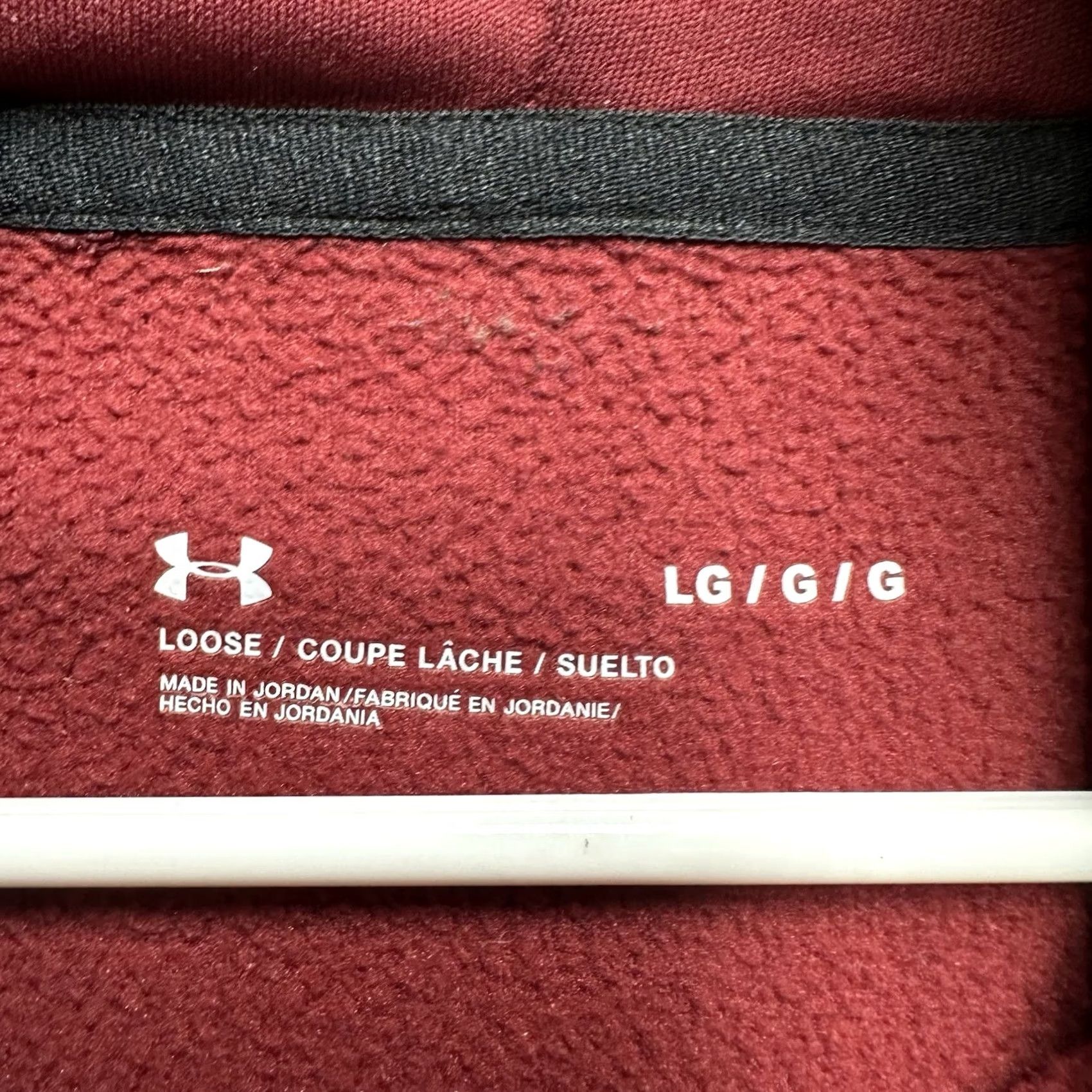 Under Armour Under Armour Fleece Twist Hoodie Mens Large Red Sweatshirt EUC Size US L / EU 52-54 / 3 - 3 Thumbnail