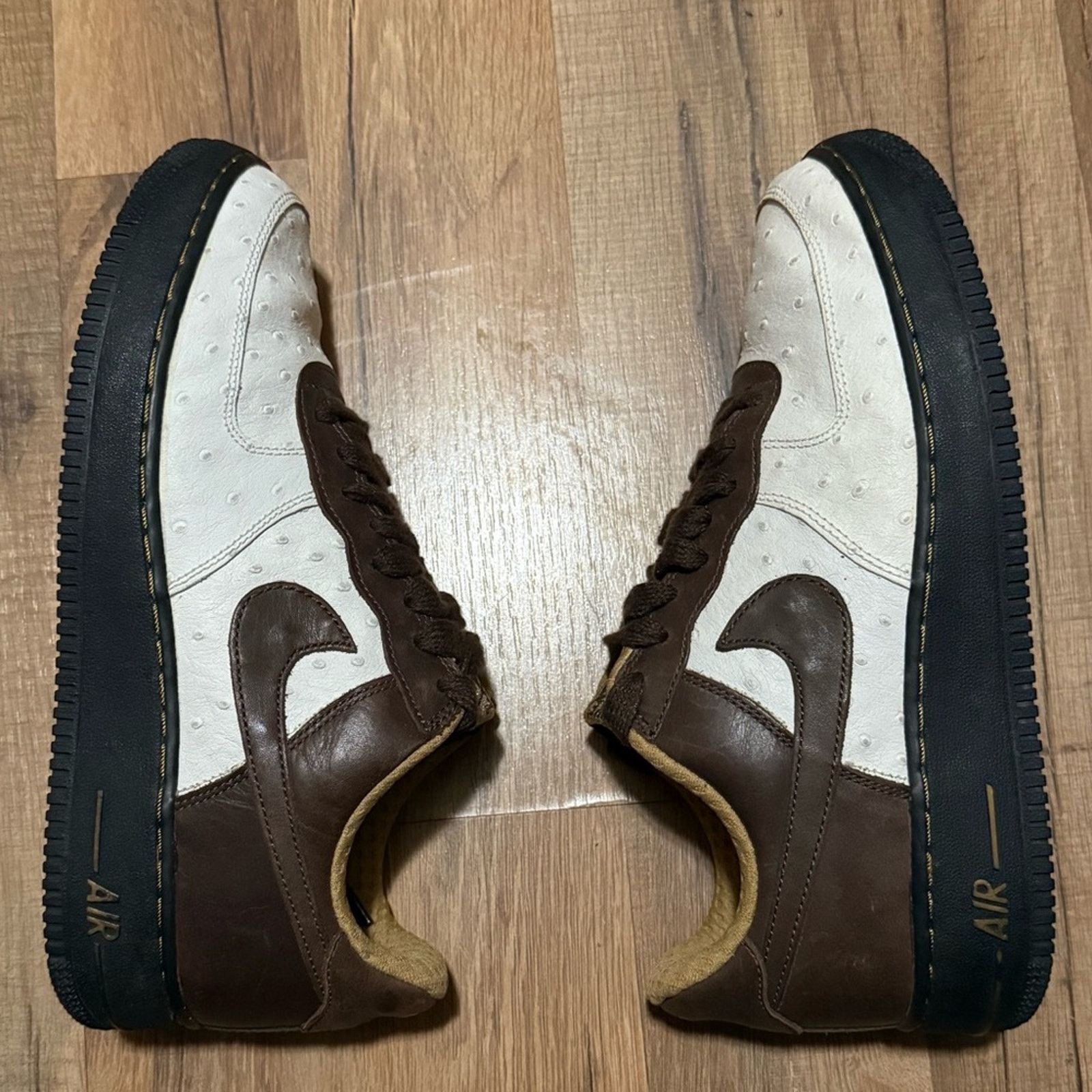 Nike 2006 Nike Air Force 1 Premium Boxing Champ Baroque Brown Size US 9.5 / EU 42-43 - 2 Thumbnail