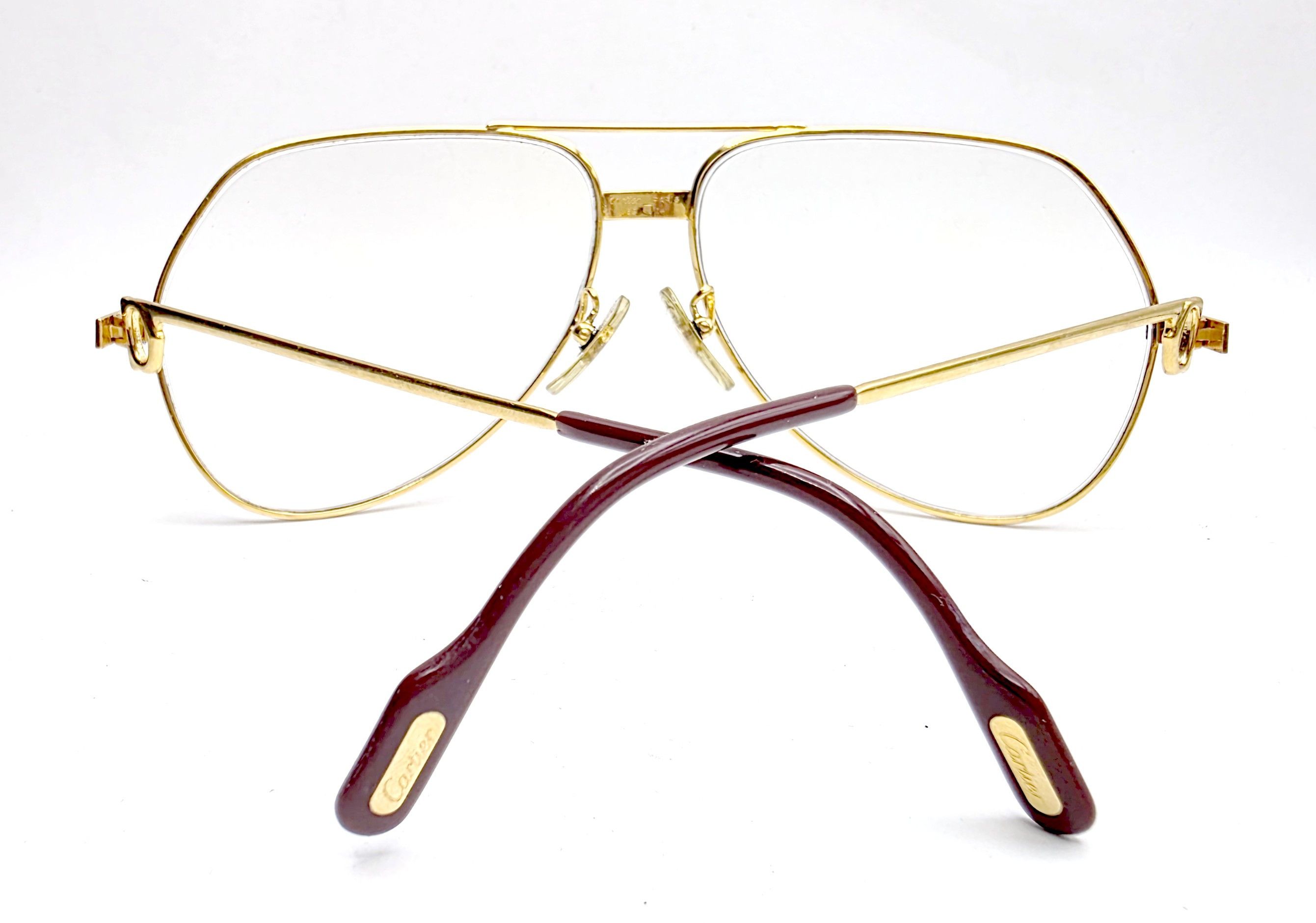 Cartier Vintage Cartier Vendome Santos Aviator Eyeglasses 18K Size ONE SIZE - 14 Thumbnail