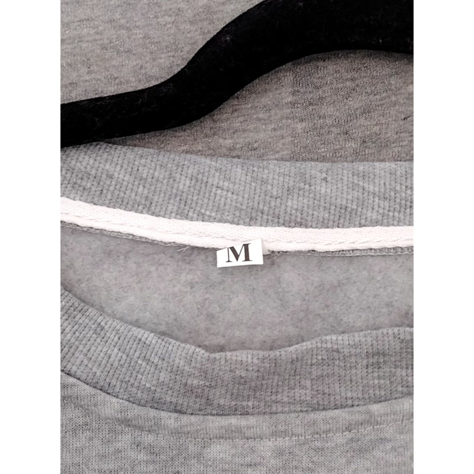 NASA NASA Graphic Sweatshirt Color Block Grey/White/Black M - Unisex Cotton Blend Crew Neck Pullover, NASA Logo, Long Sleeve Size US M / EU 48-50 / 2 - 4 Thumbnail