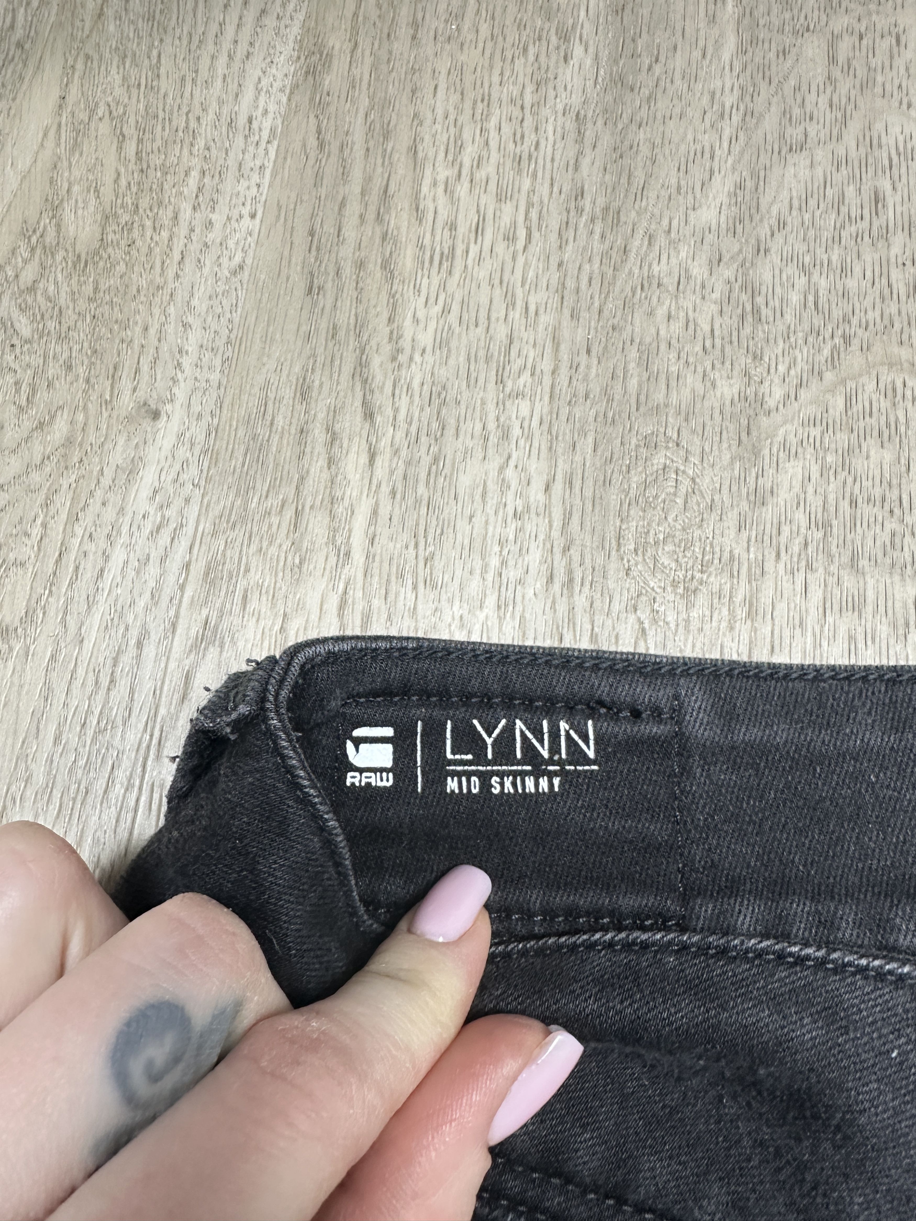 G-Star G Star Raw Womens Lynn Mid Skinny Denim Pants Jeans Size 27" / US 4 / IT 40 - 4 Thumbnail