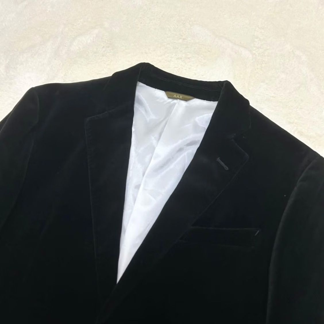 Yohji Yamamoto Yohji Yamamoto A.A.R Velour Tailored Jacket Mens Cotton Black M Size US M / EU 48-50 / 2 - 3 Thumbnail