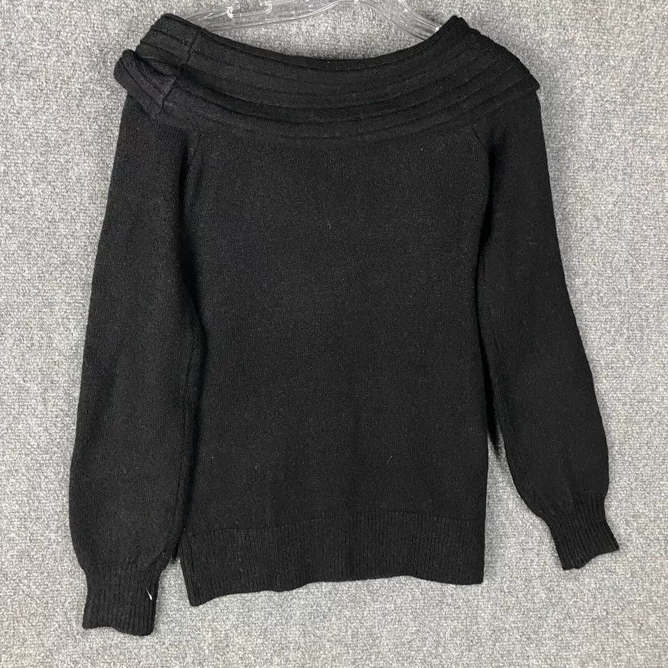 Loft Loft Sweater Women's Small Knit Black Acrylic Blend Adults S Size S / US 4 / IT 40 - 7 Thumbnail