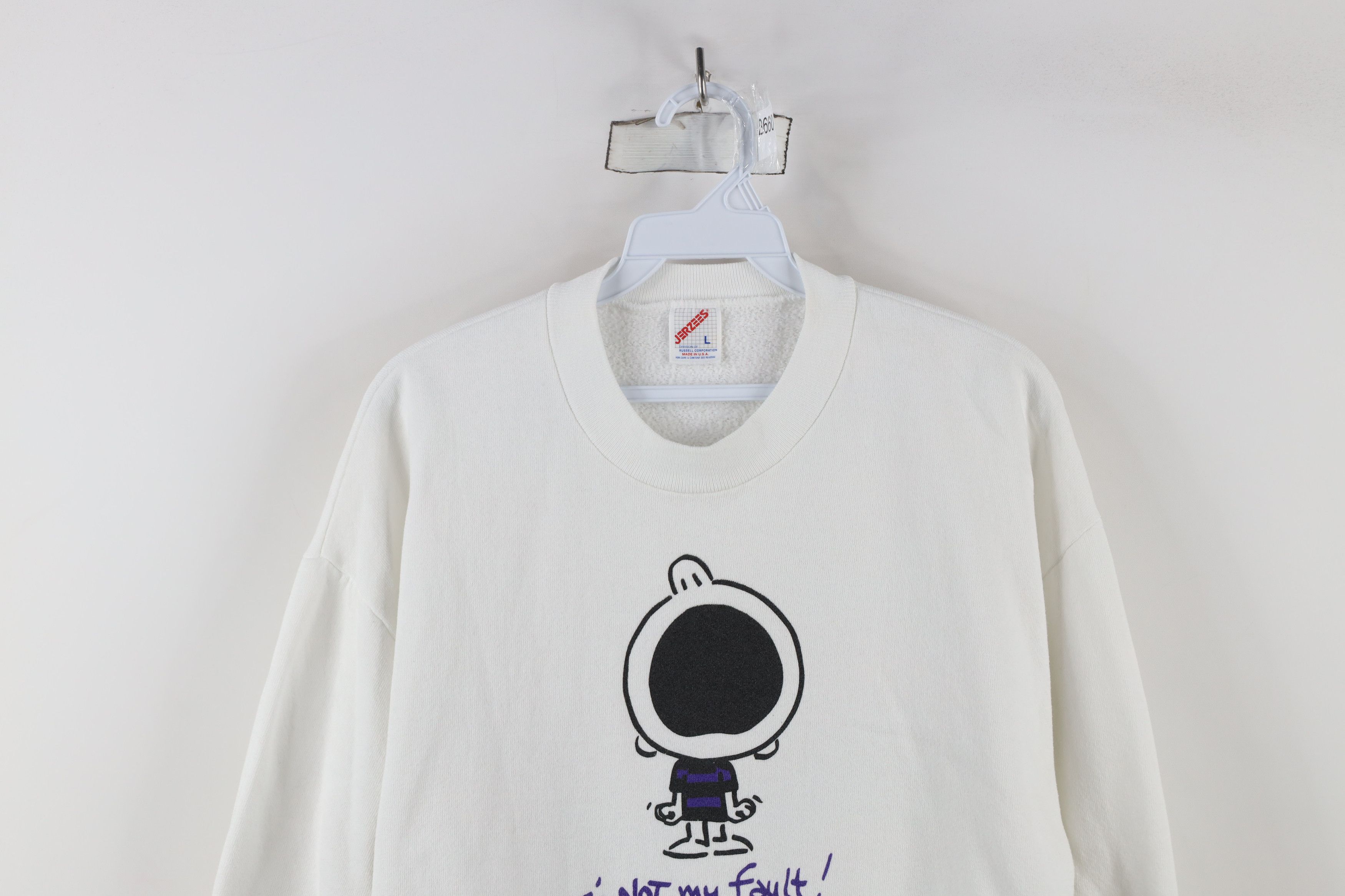 Vintage Vintage 90s Streetwear Dude It's Not My Fault Sweatshirt USA Size US L / EU 52-54 / 3 - 2 Thumbnail