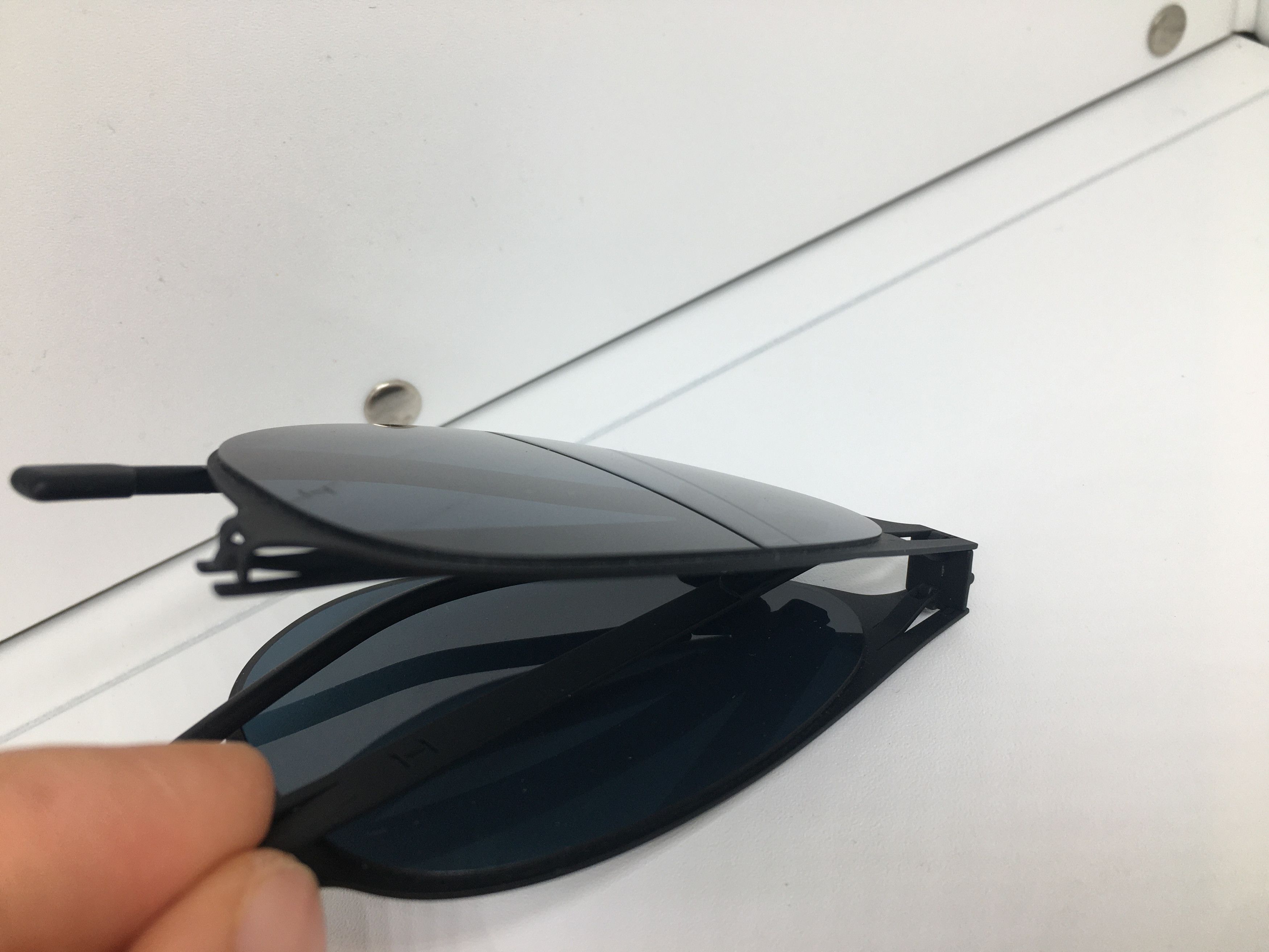 Other Heritage Matte Black Aviator Folded Sunglasses Frame Size ONE SIZE - 10 Thumbnail