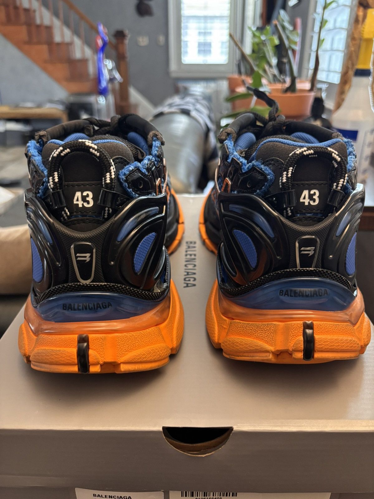 Balenciaga Balenciaga Runner Blue Orange Black Size US 10 / EU 43 - 3 Thumbnail