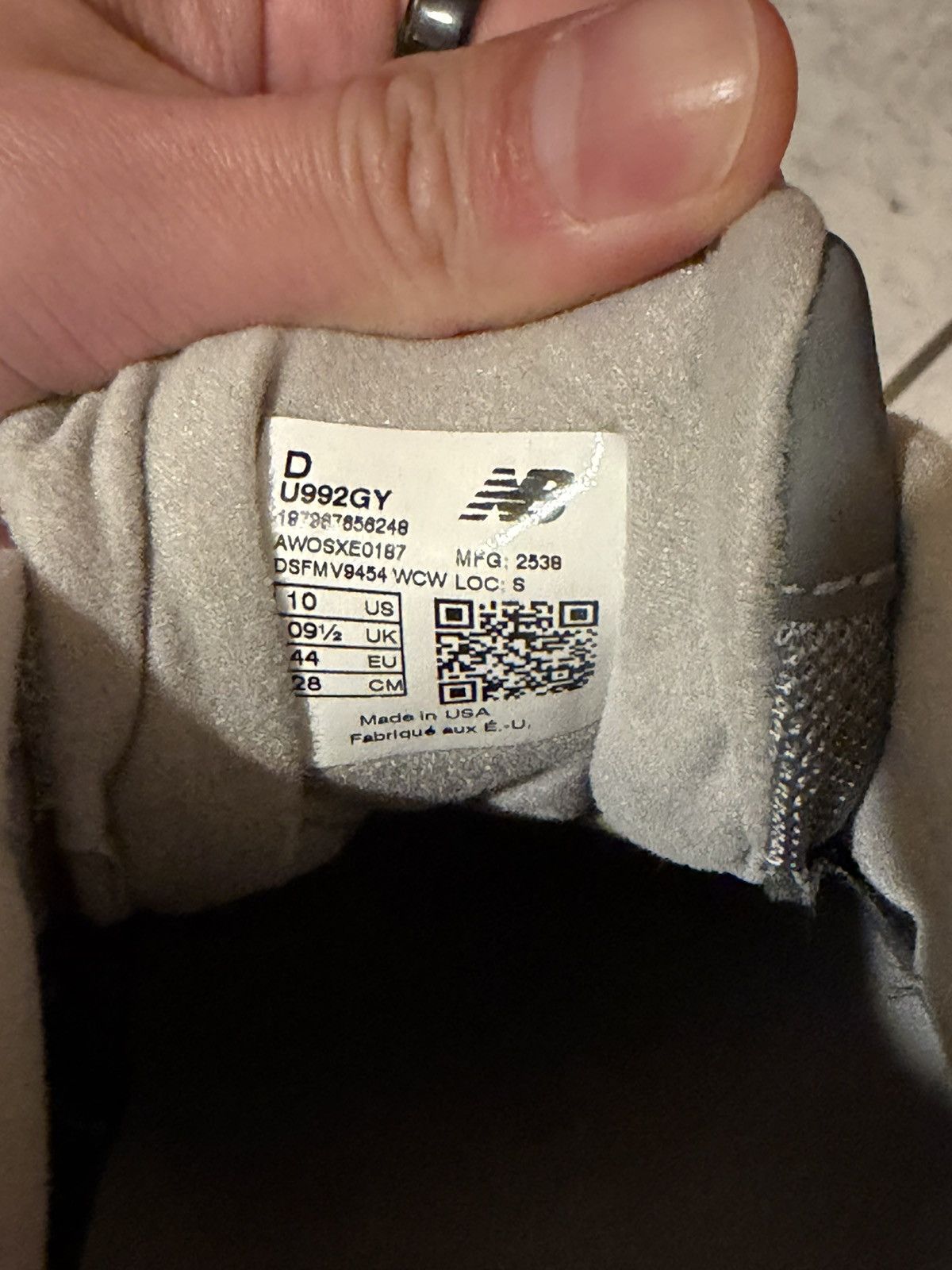 New Balance New balance 992 core grey Size US 10 / EU 43 - 6 Thumbnail