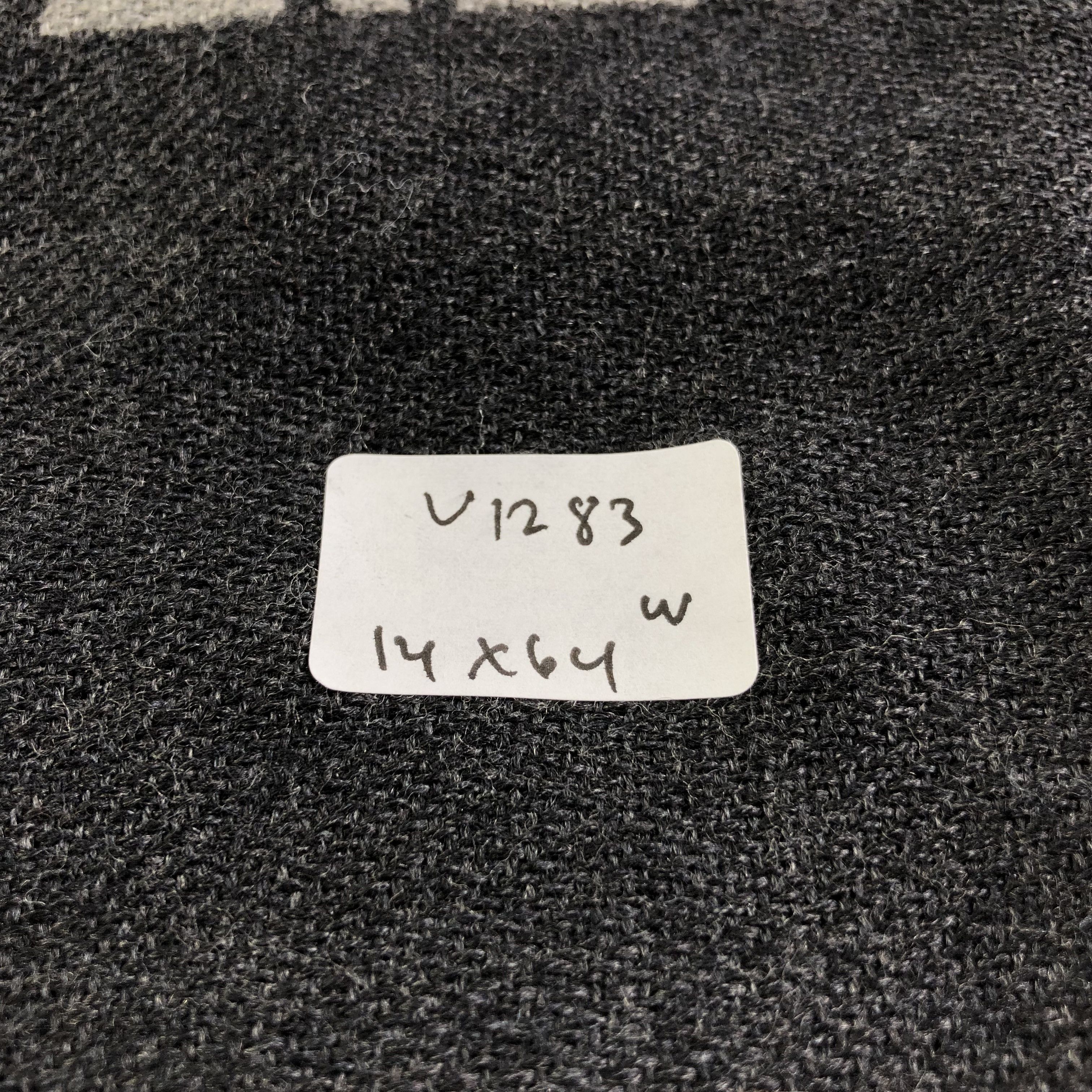 Fendi Fendi Monogram FF Full Print Black Wool Scarf Muffler V1283 Size ONE SIZE - 14 Thumbnail
