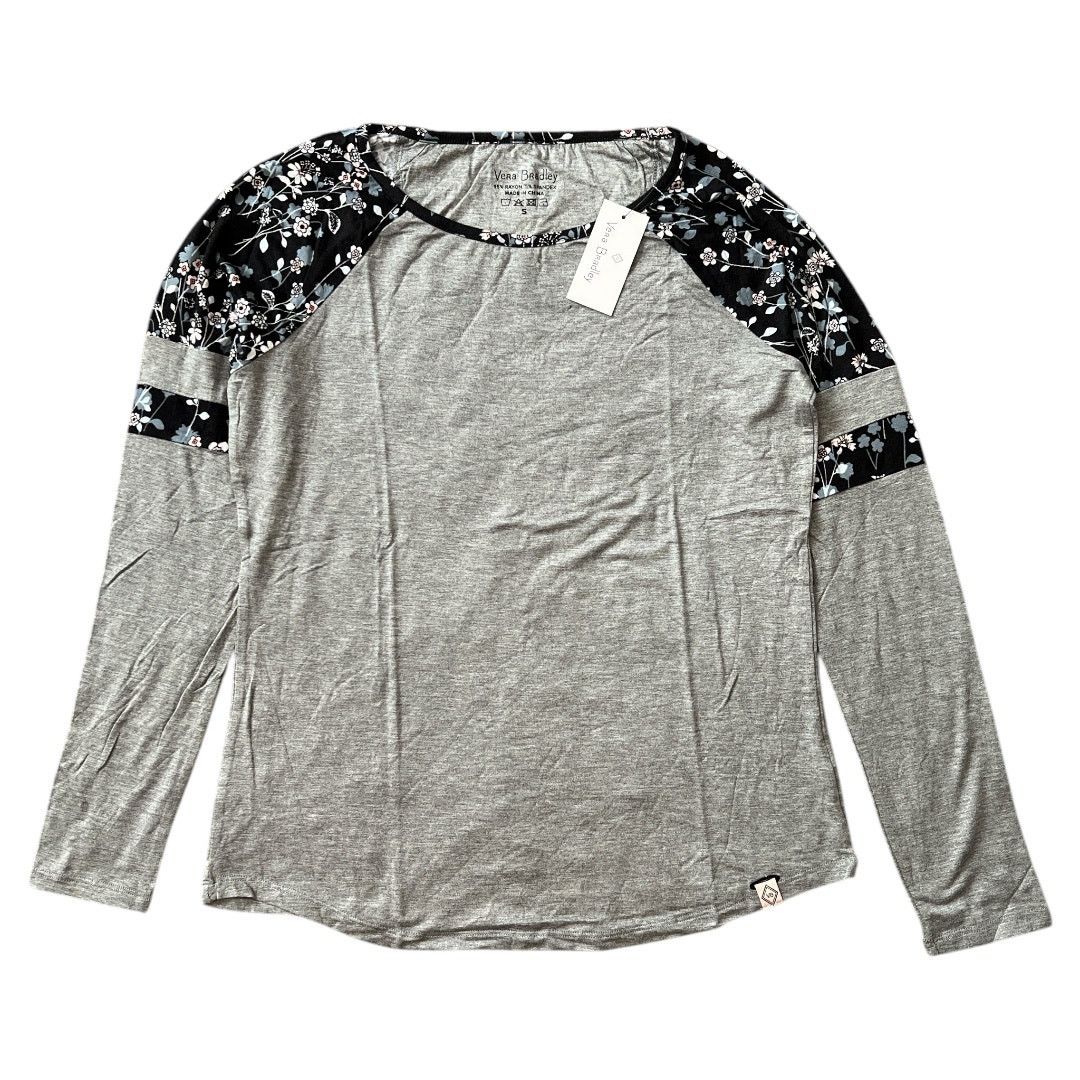 Vera Bradley VERA BRADLEY Gray Long Sleeve Top w/ Tag, Small Size S / US 4 / IT 40 - 1 Thumbnail