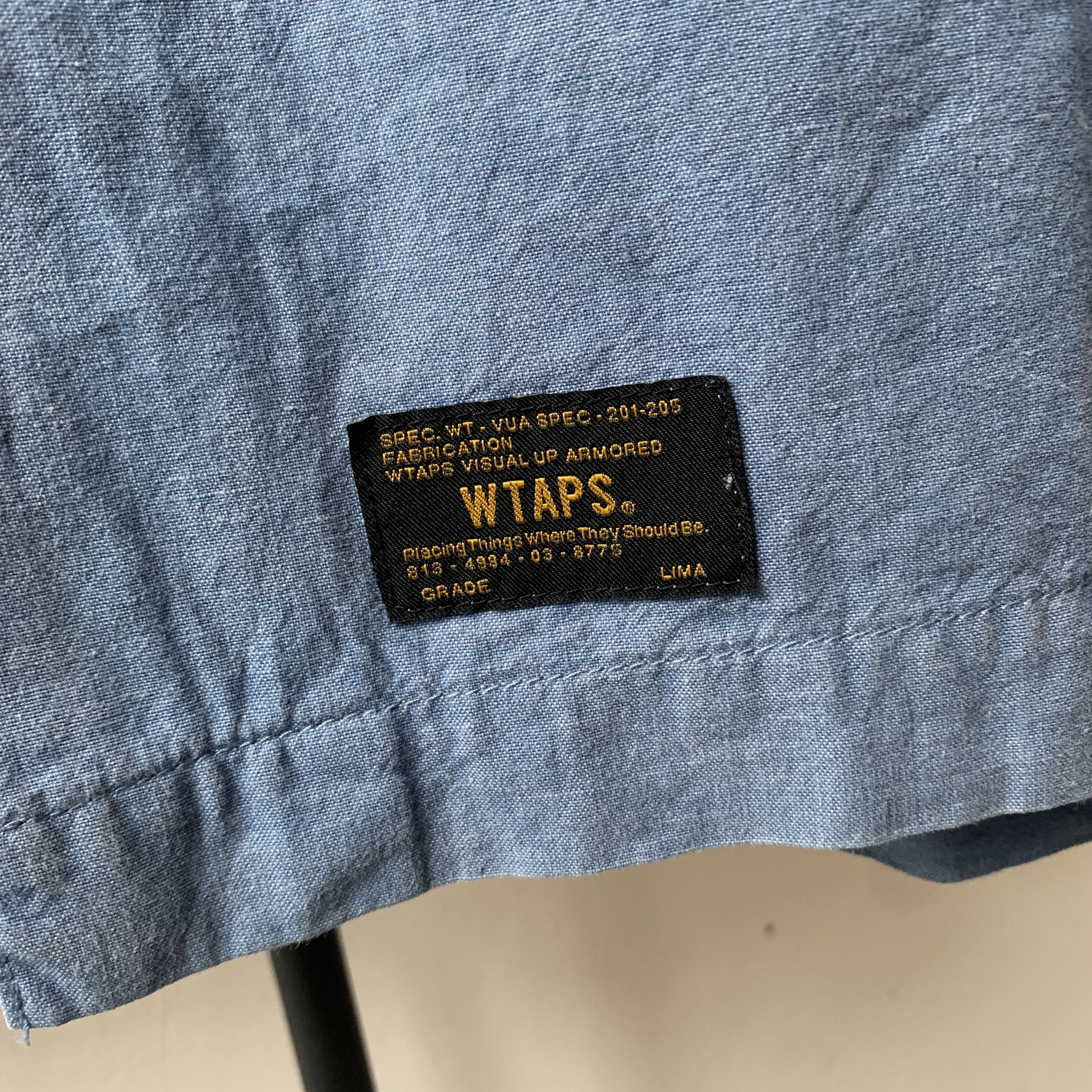 Wtaps Wtaps Buds Ss 01 Shirt Cotton Chambray Size US L / EU 52-54 / 3 - 5 Thumbnail
