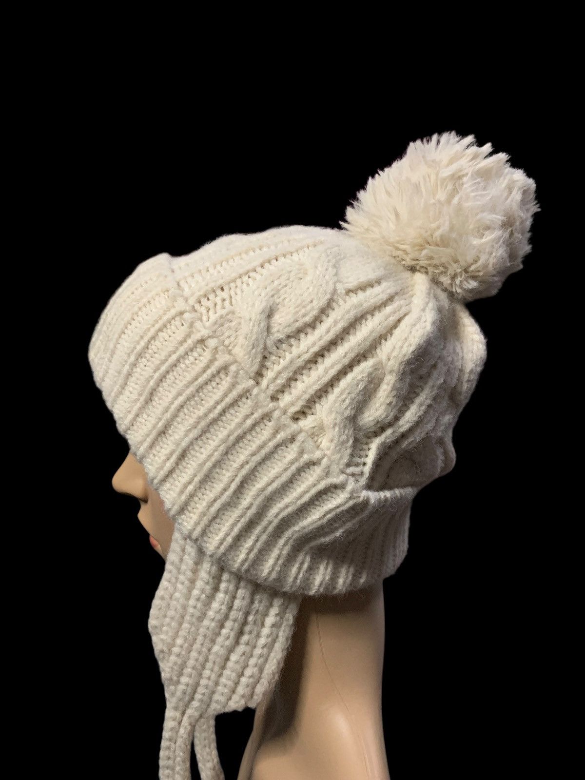 Designer × Japanese Brand × Kapital Crochet Earflap Beany Hat Size ONE SIZE - 6 Thumbnail