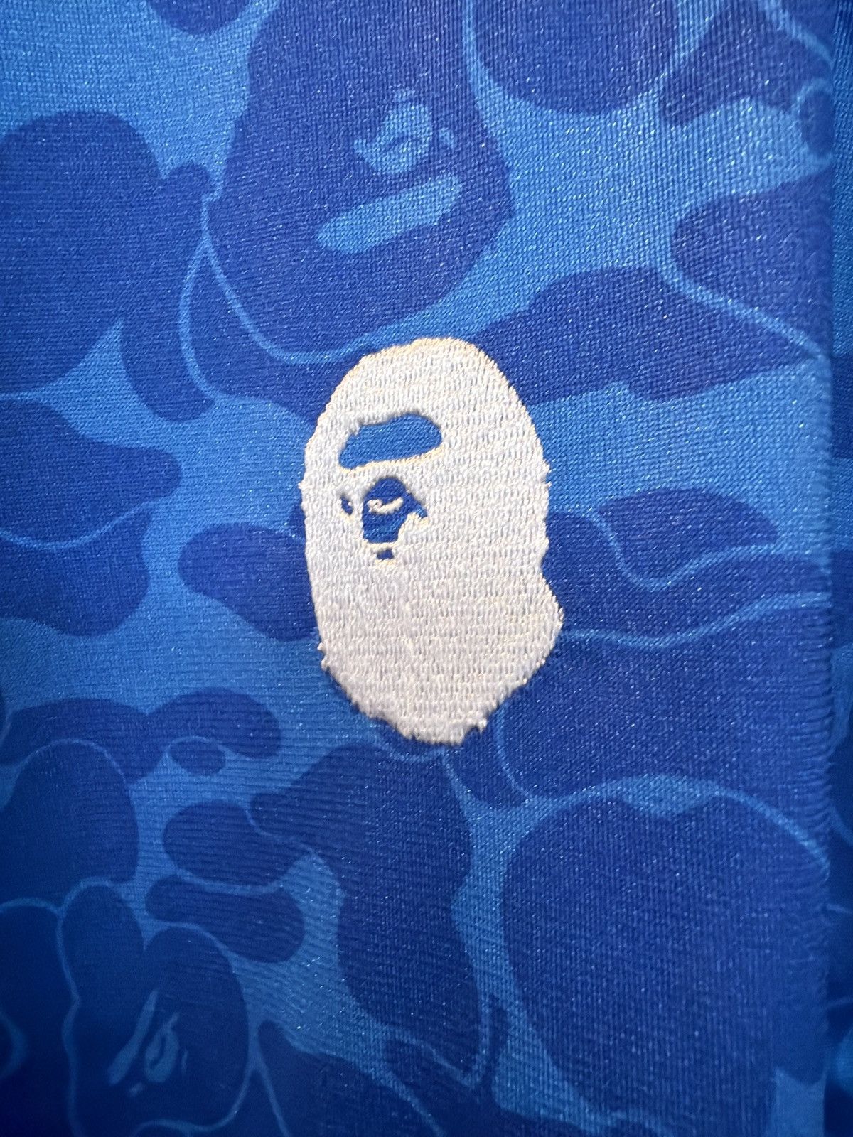 Adidas × Bape Bape x Adidas Blue Camo AOP Jacket Size US XL / EU 56 / 4 - 3 Thumbnail