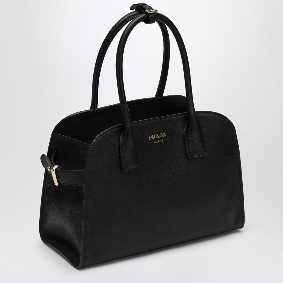 o1d2blof0924 Size : OS / Leather Shopping Bag In Black