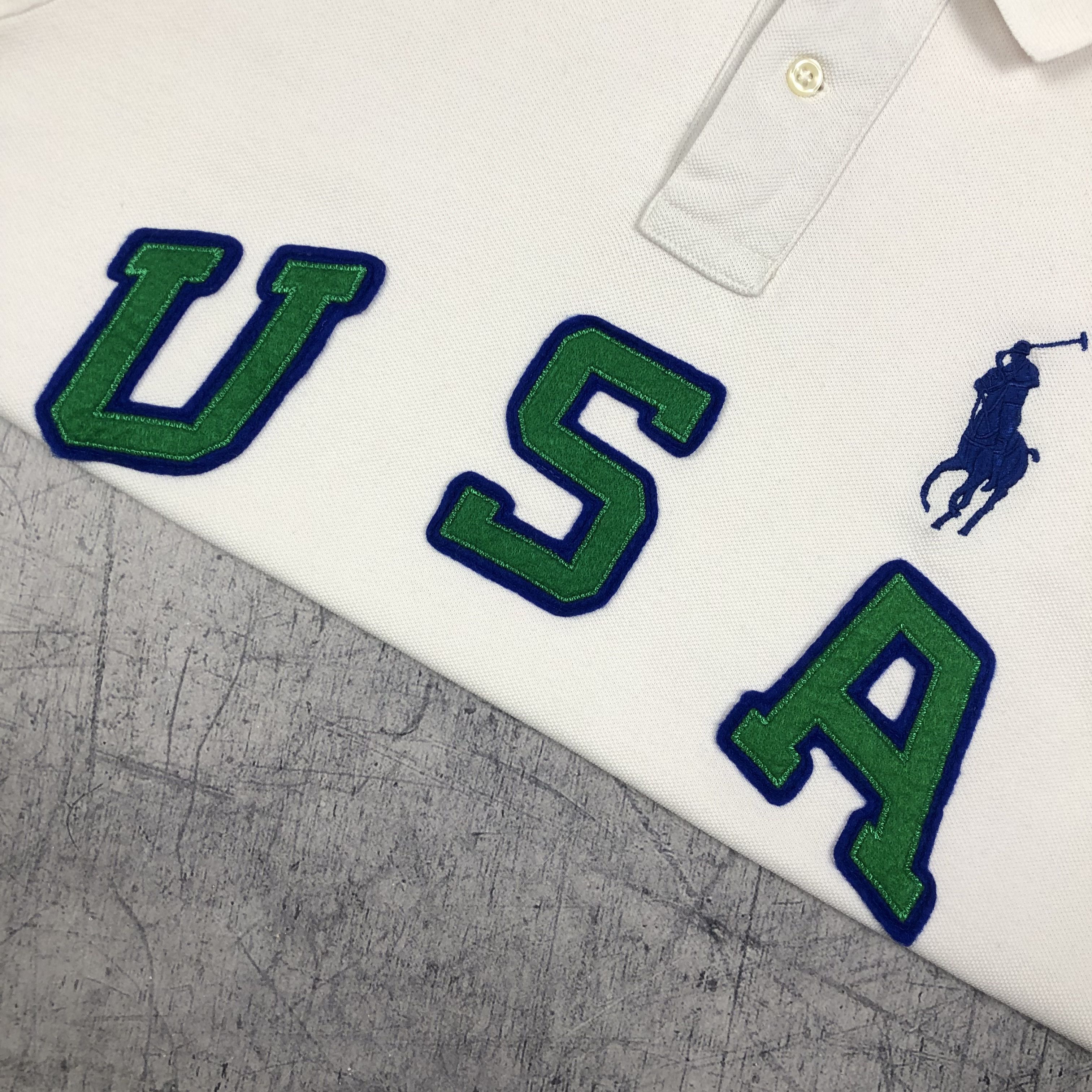 Polo Ralph Lauren Vintage Polo Ralph Lauren USA Polo Shirt 90s Size US M / EU 48-50 / 2 - 3 Thumbnail