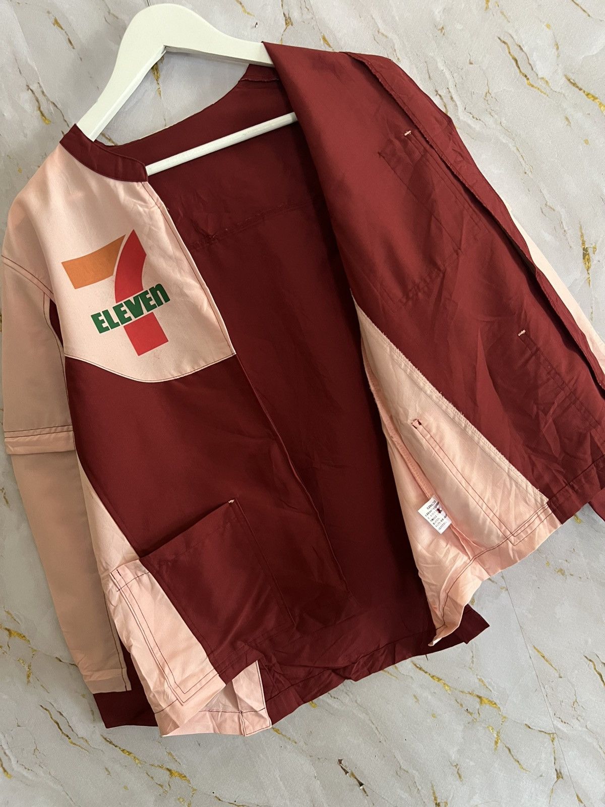 Japanese Brand Vintage 7-Eleven Button Up Shirt – Workwear Uniform Size US L / EU 52-54 / 3 - 6 Thumbnail