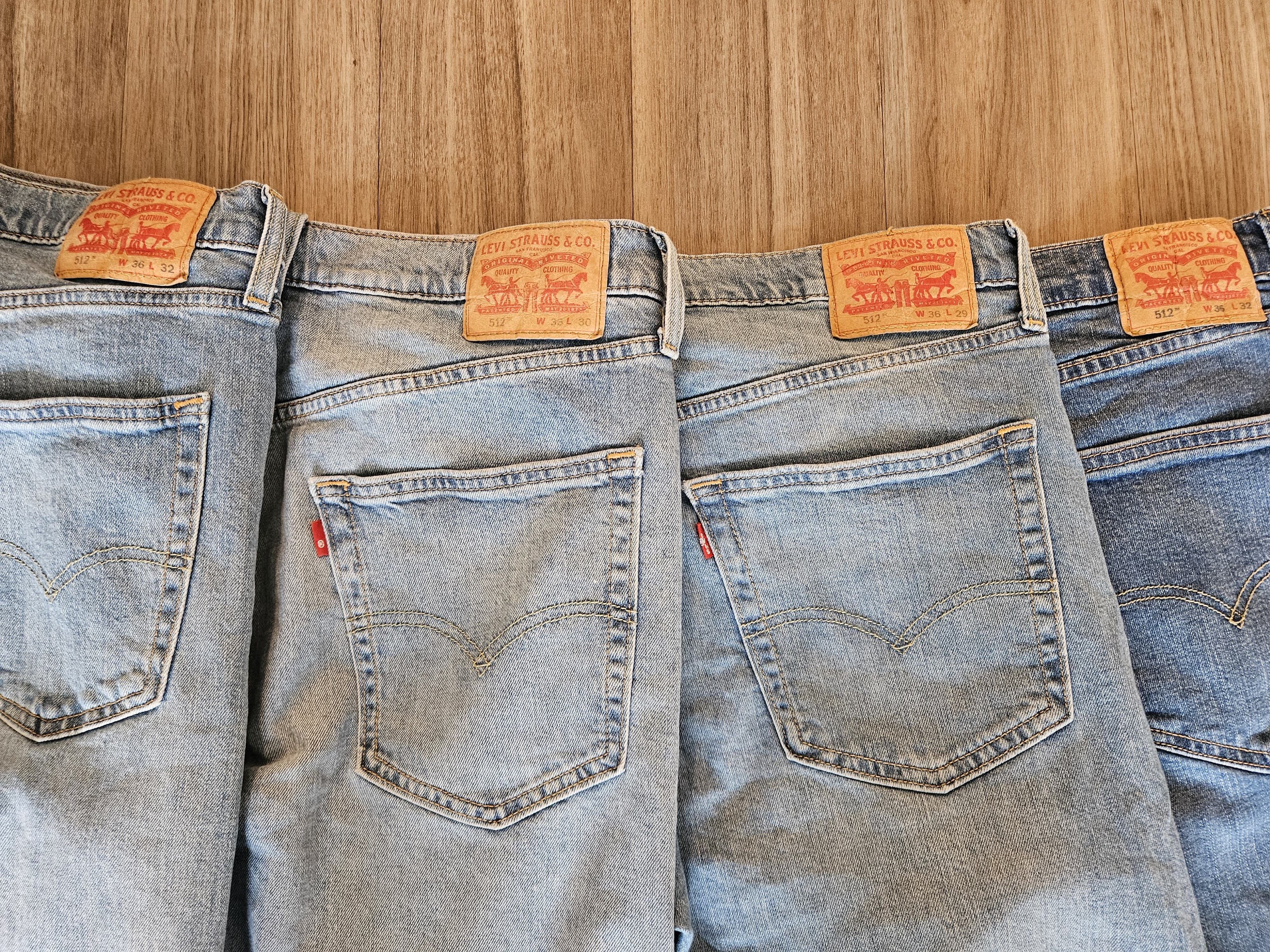 Levi's 4 pairs of Levis 512 slim taper fit jeans (lot) size36 Size US 36 / EU 52 - 2 Thumbnail
