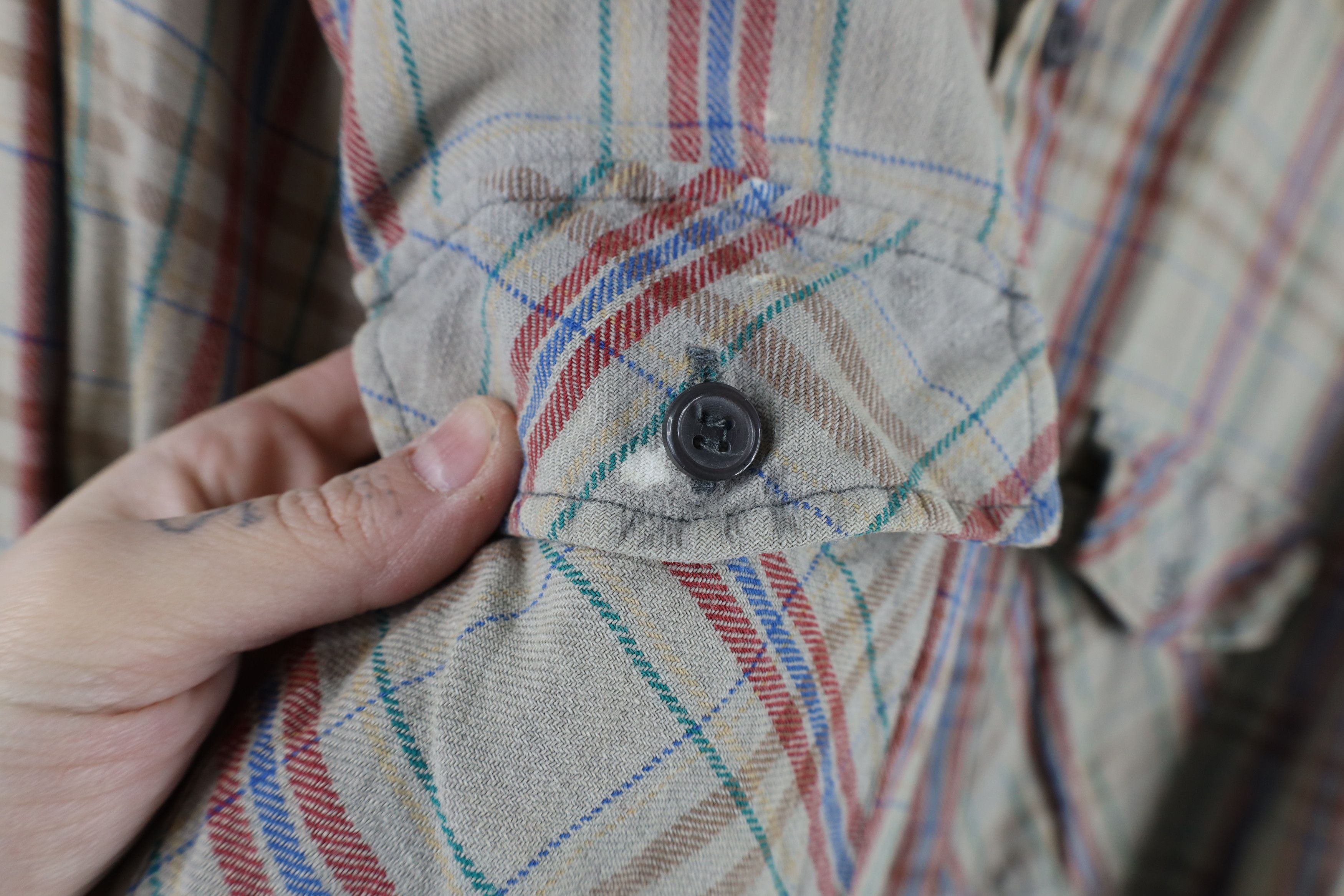 Dickies × Vintage Vintage 70s 80s Dickies Collared Workwear Button Shirt Size US M / EU 48-50 / 2 - 5 Thumbnail
