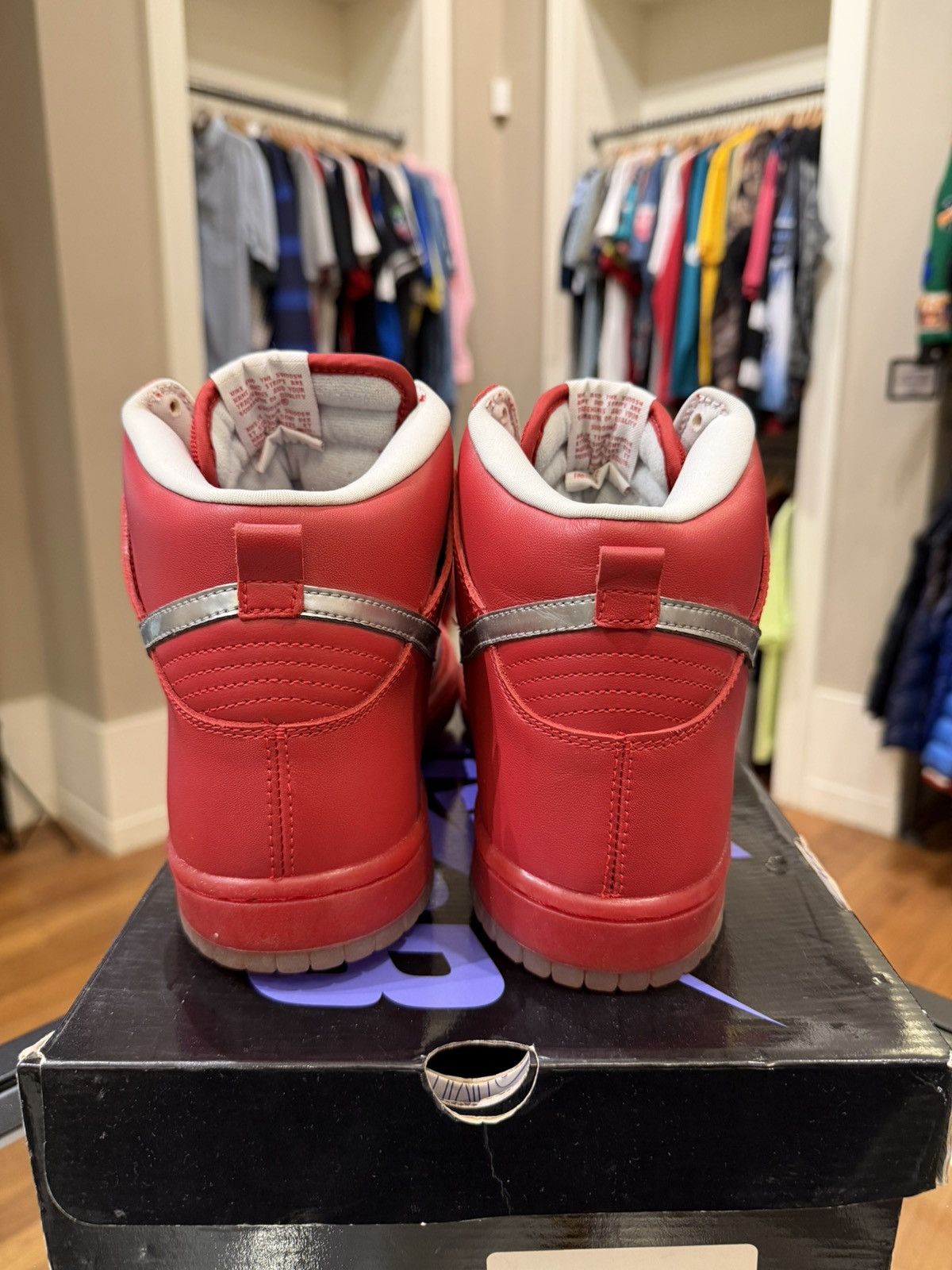 Nike Nike Dunk High Premium SB 'Mork & Mindy' 2006 Size US 11 / EU 44 - 5 Thumbnail