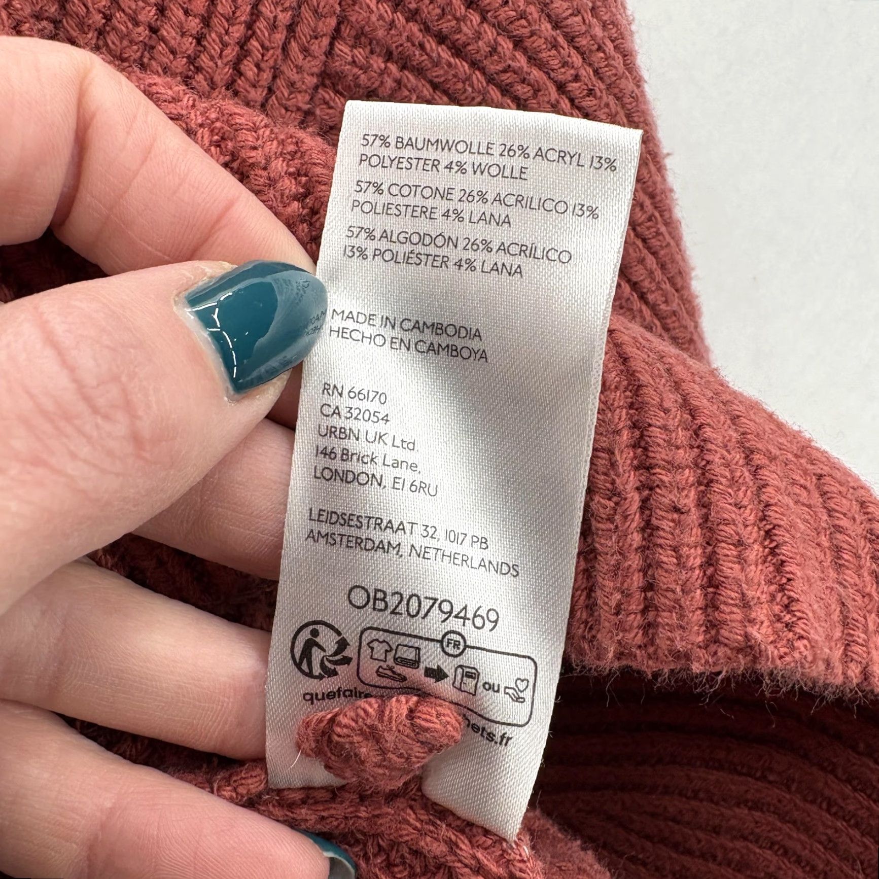 Vintage VINTAGE Anthropologie Maeve The Katey Mock Neck Bell Sleeve Sweater Womens Medium Rust Size M / US 6-8 / IT 42-44 - 6 Thumbnail