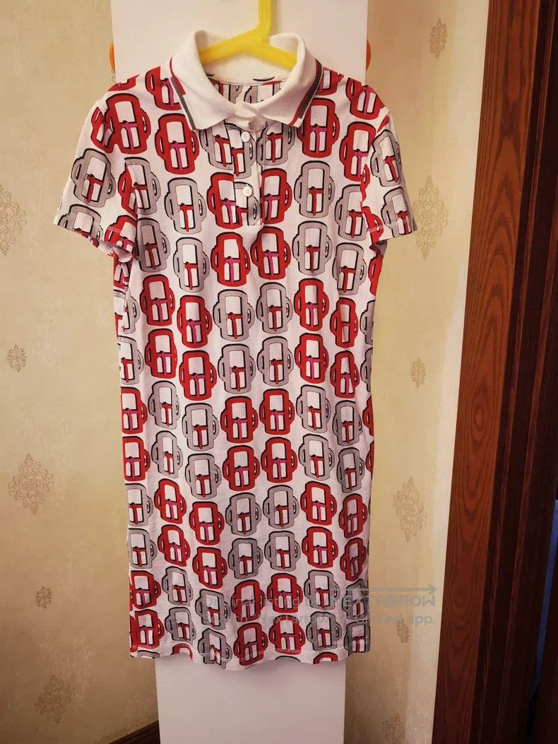 Hermes Hermes Skirt with pure cotton fabric and knitted polo coll Size XXS / US 00 / IT 34 - 1 Thumbnail
