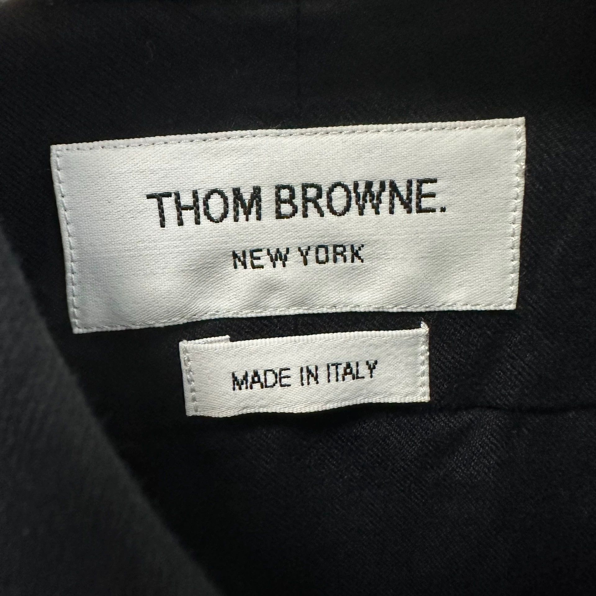 Thom Browne Thom Browne TB 4-Stripe Flannel Shirt Navy Orange 2 Cotton Size US M / EU 48-50 / 2 - 2 Thumbnail